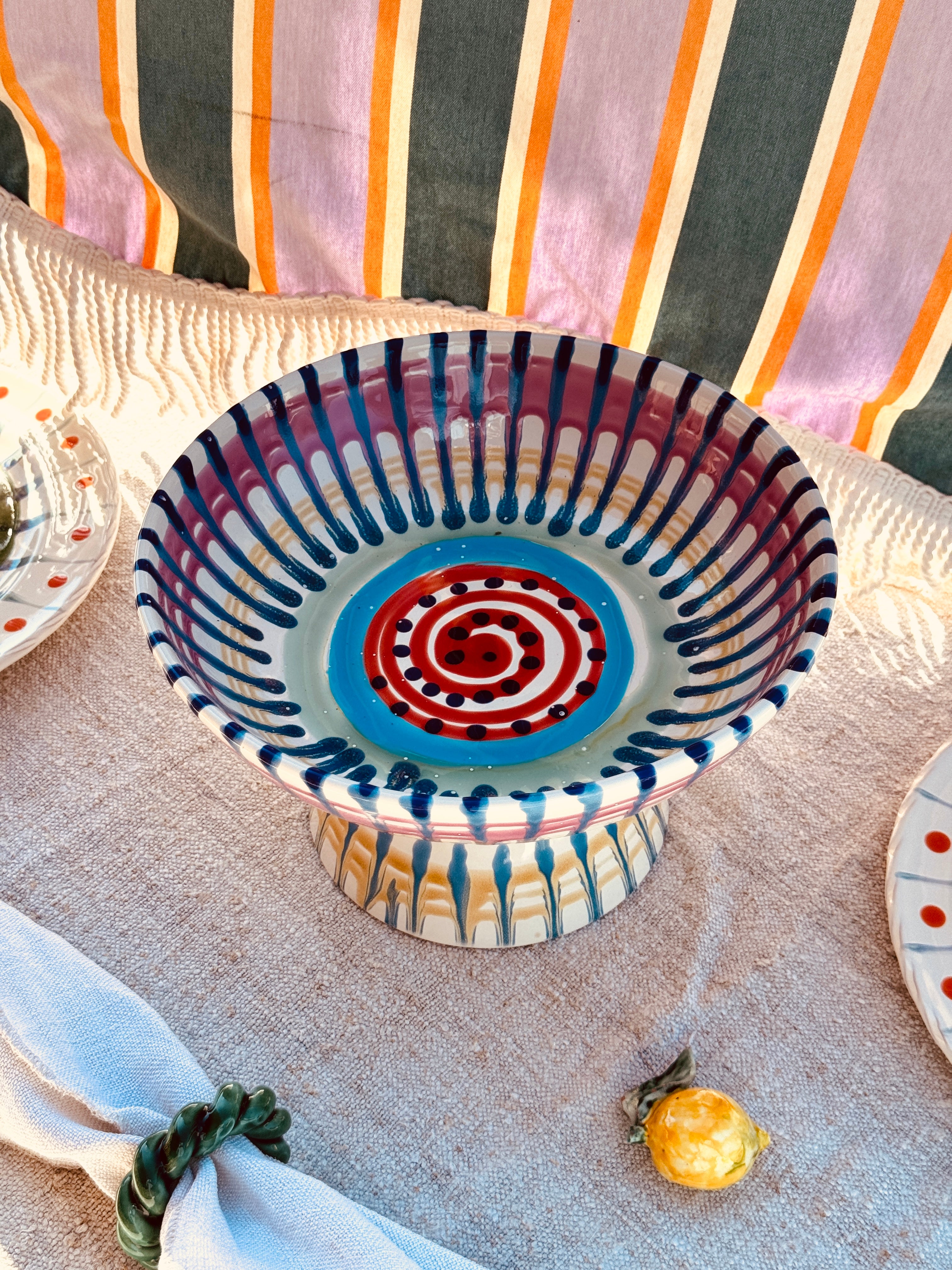 Psychodelic High Bowl - 26cm "Portofino"