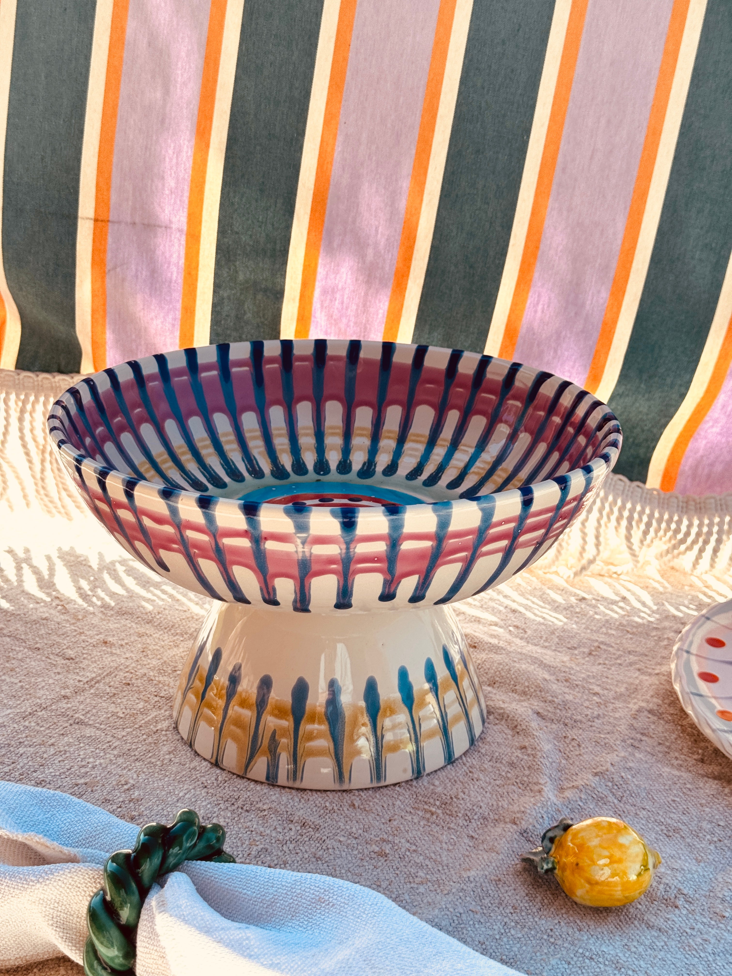 Psychodelic High Bowl - 26cm "Portofino"