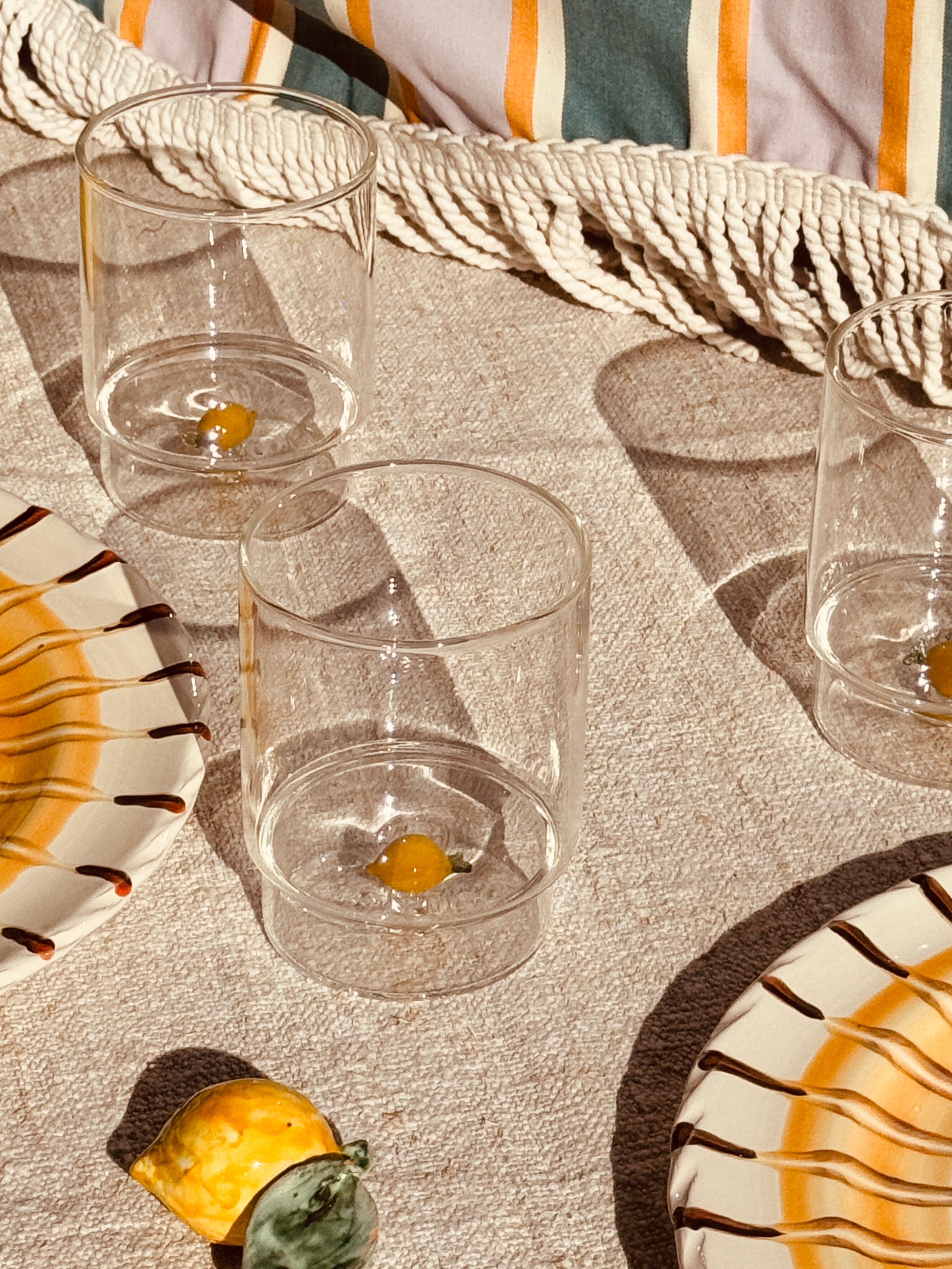 Glas Tumbler "Limone di Sorrento"