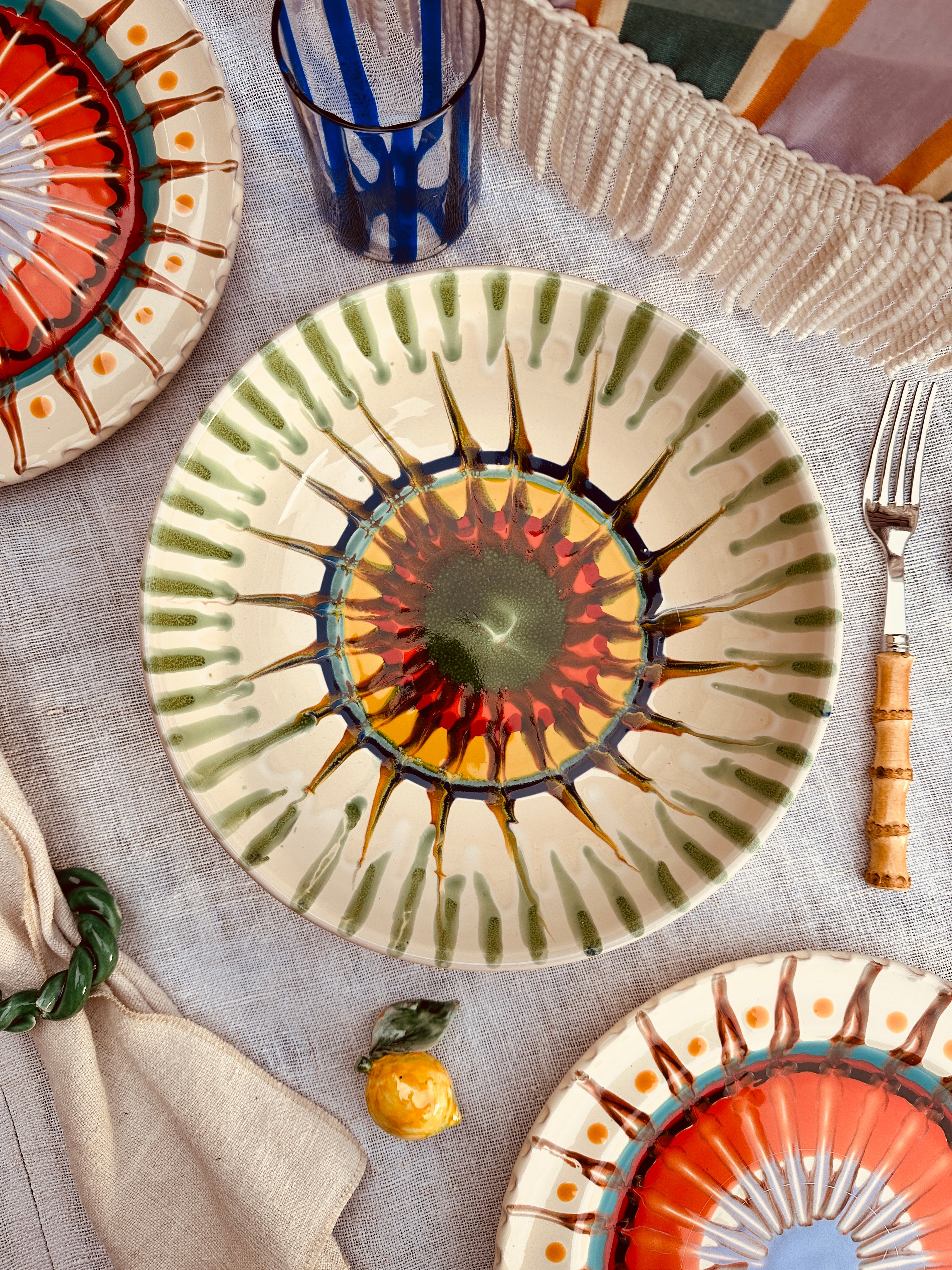 Psychodelic Salad Bowl - 26cm "Alberobello Due"