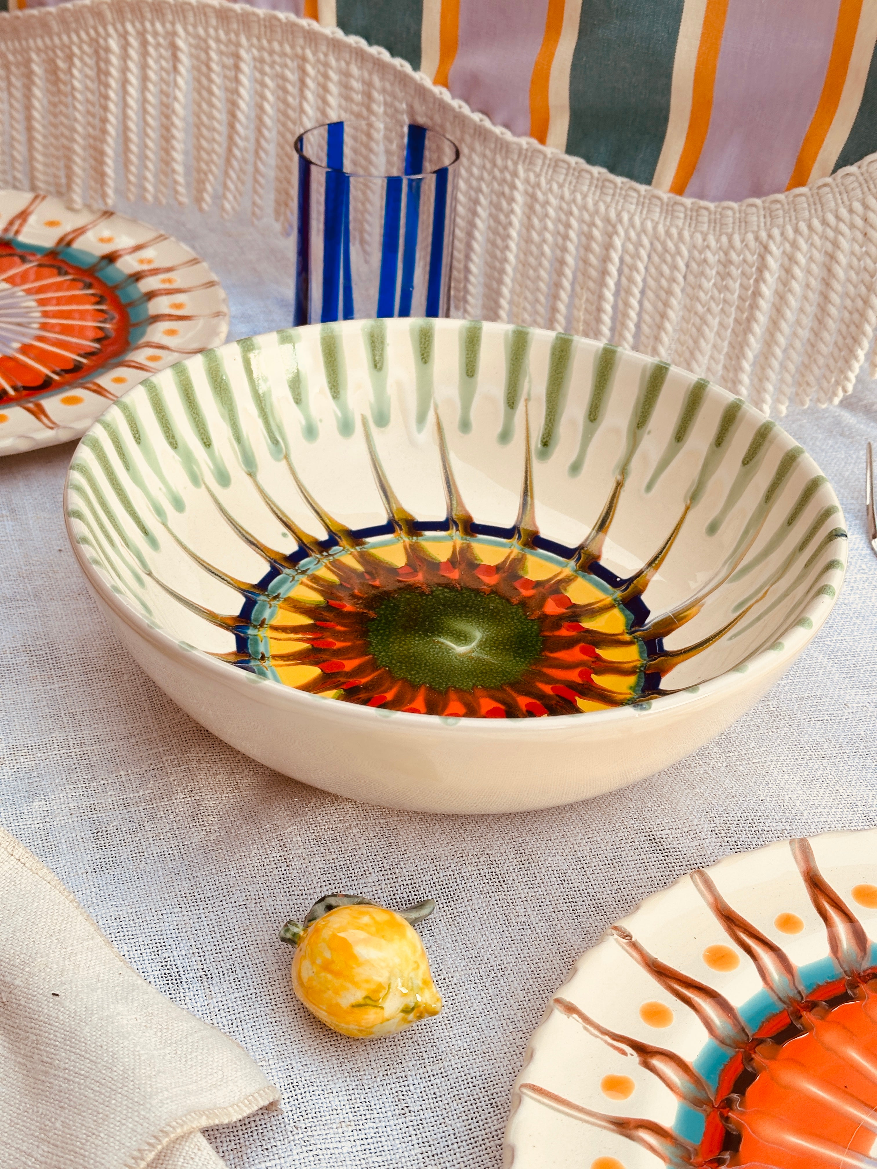 Psychodelic Salad Bowl - 26cm "Alberobello Due"
