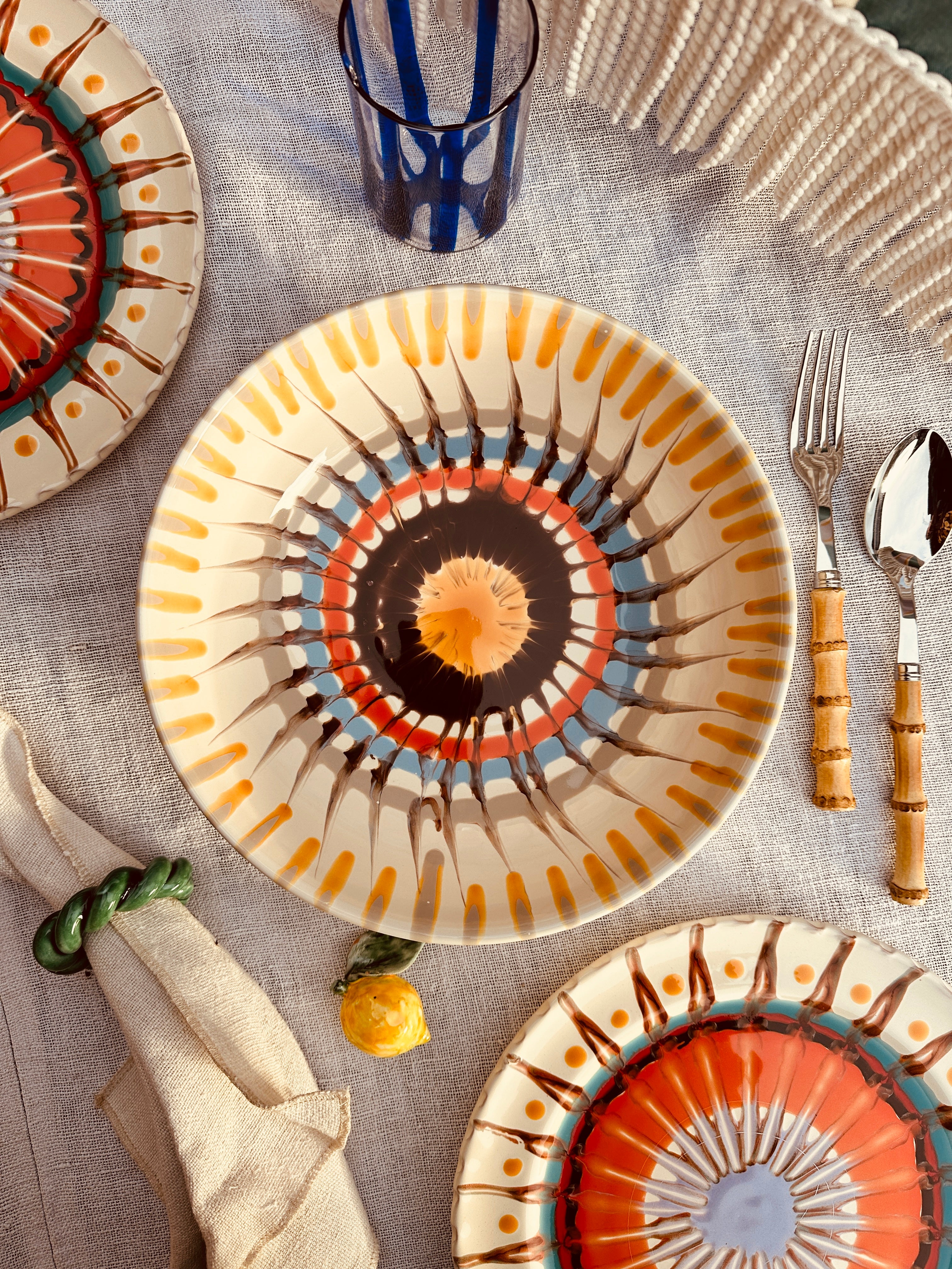 Psychodelic Salad Bowl - 26cm "Handmade from Puglia"