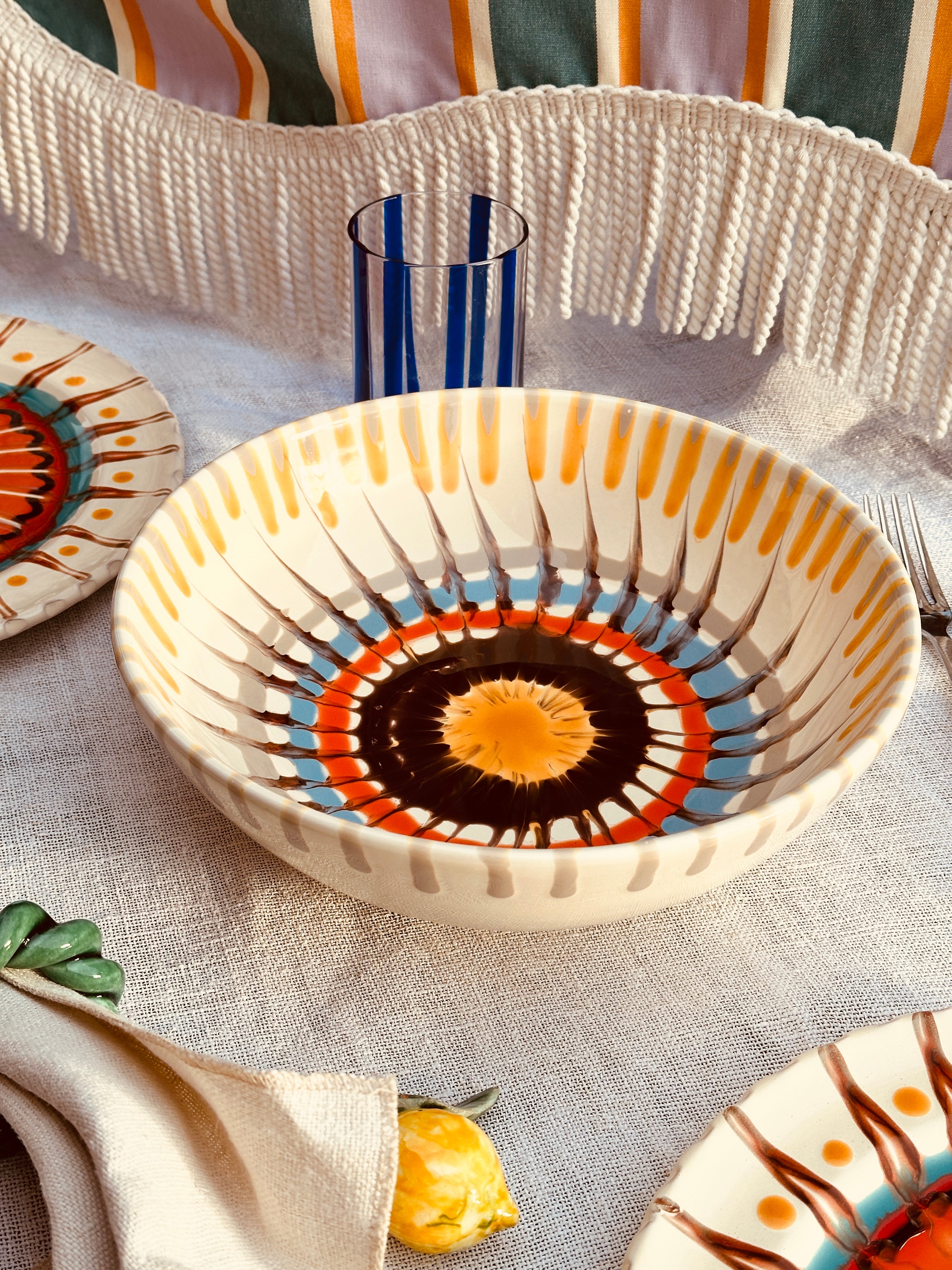 Psychodelic Salad Bowl - 26cm "Handmade from Puglia"