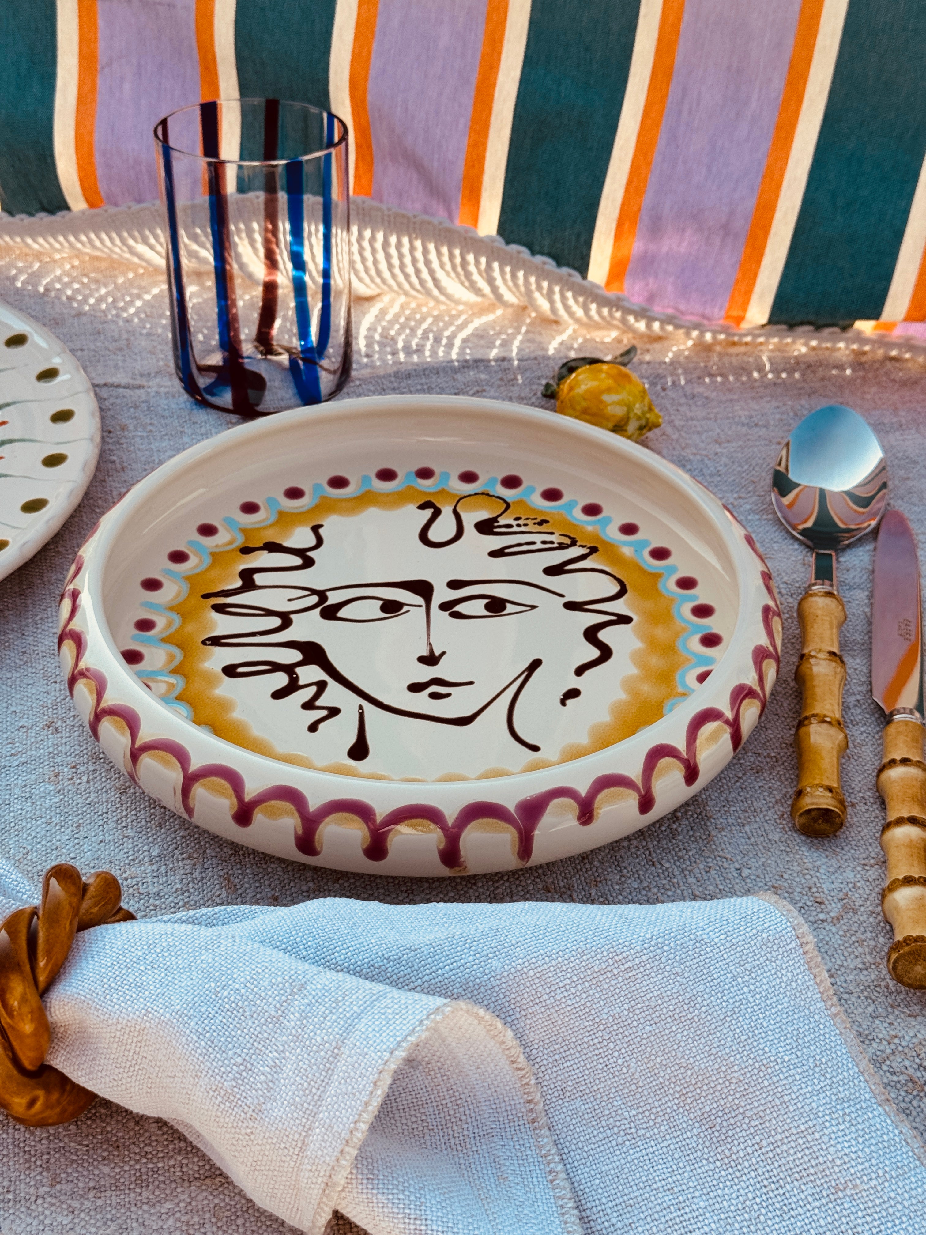 Viso Frisbee Plate "La Principessa due"