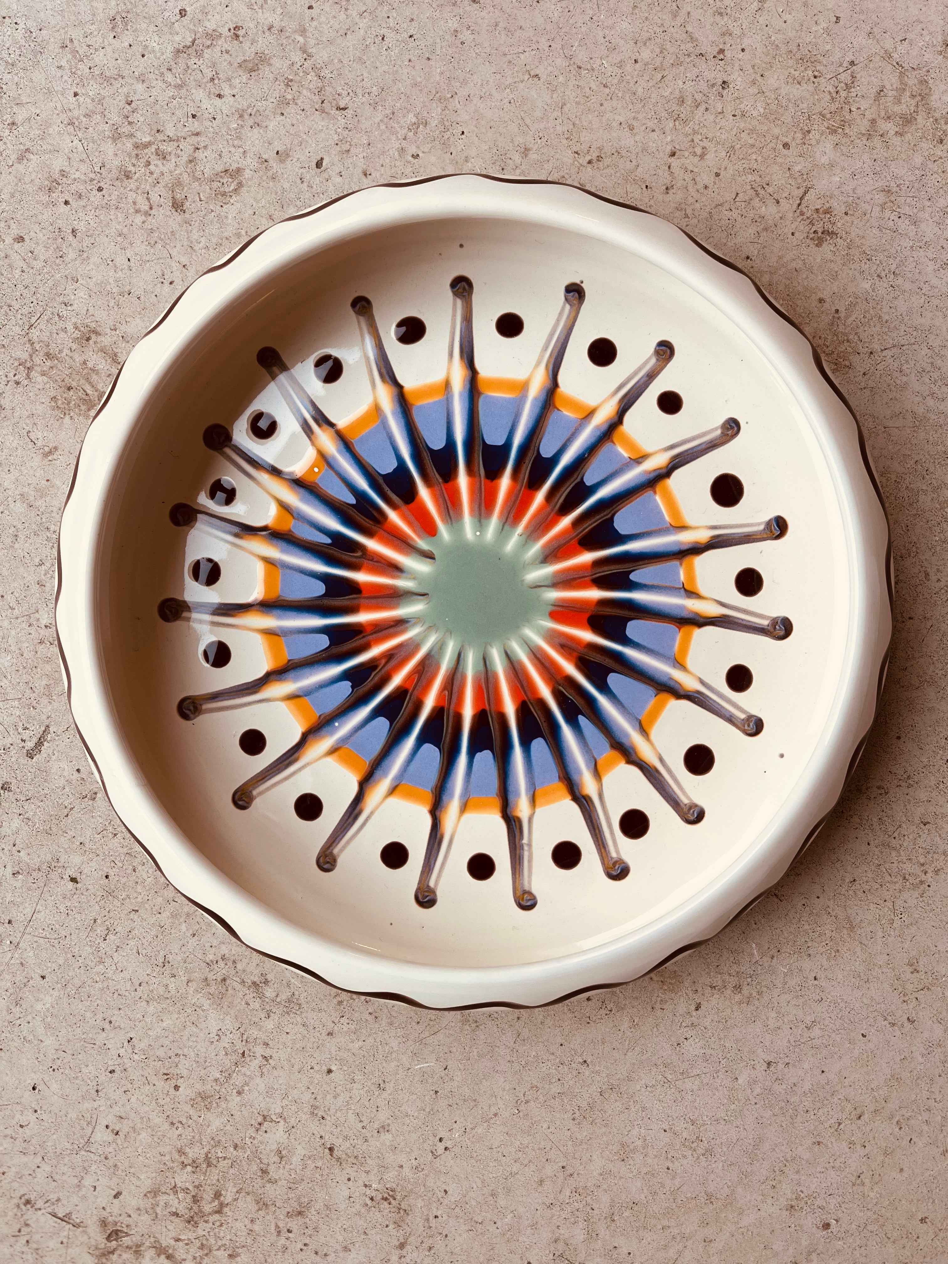 Psychodelic Frisbee Speiseteller - 25cm "Lido Riviera 1962"