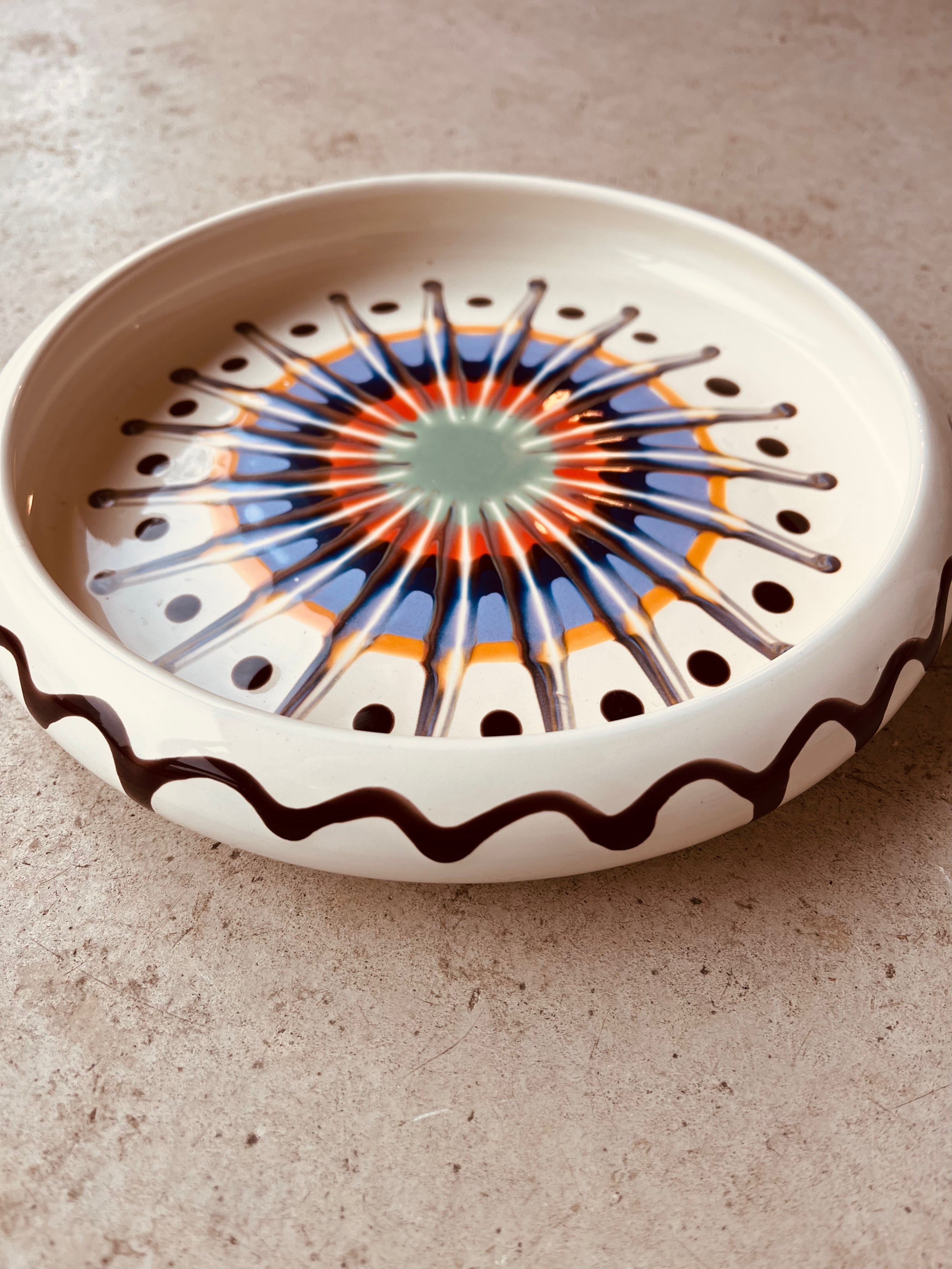 Psychodelic Frisbee Speiseteller - 25cm "Lido Riviera 1962"