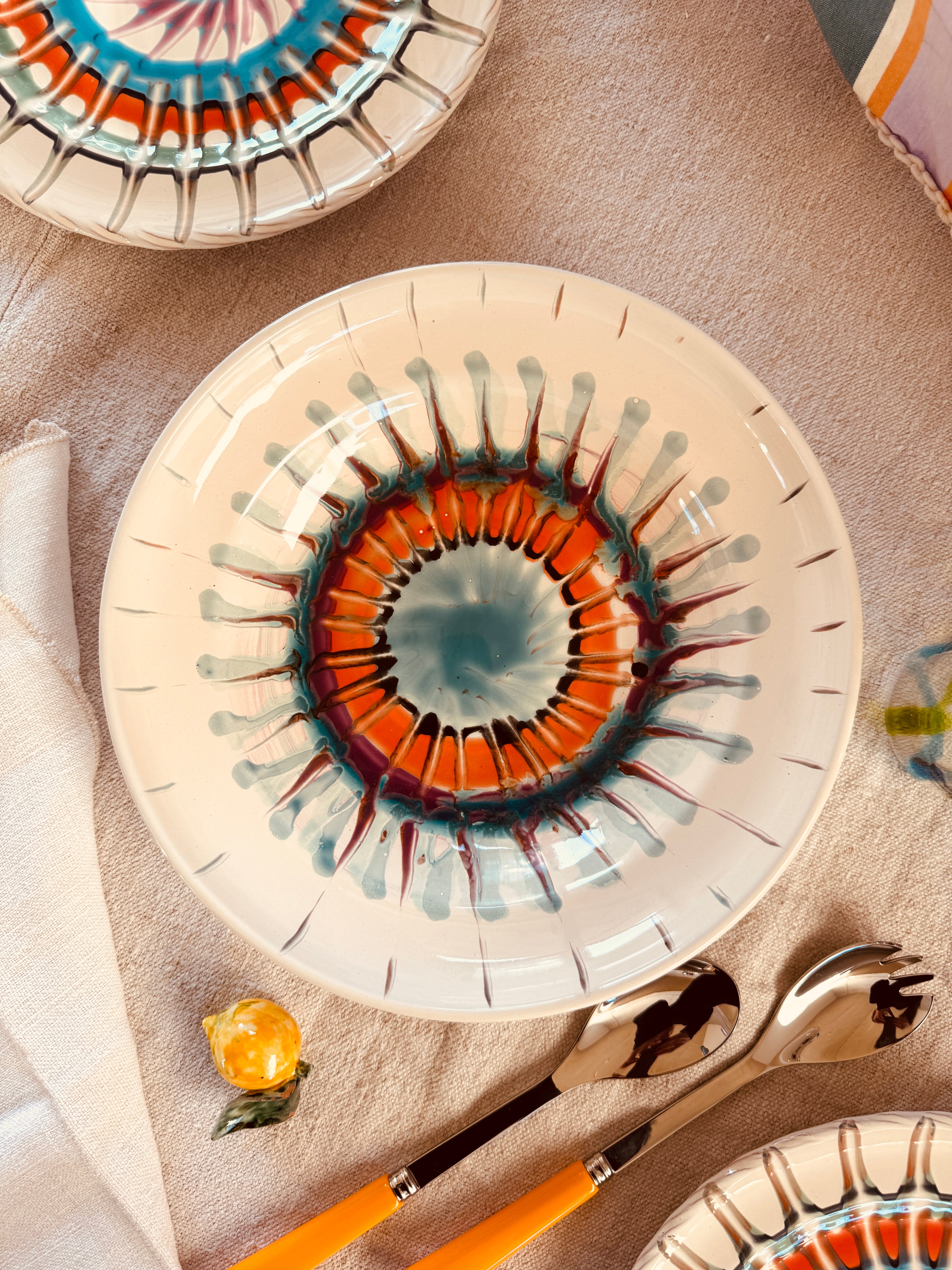 Flache Schale – 29cm EINZELSTÜCK – NUR 1 X VERFÜGBAR!