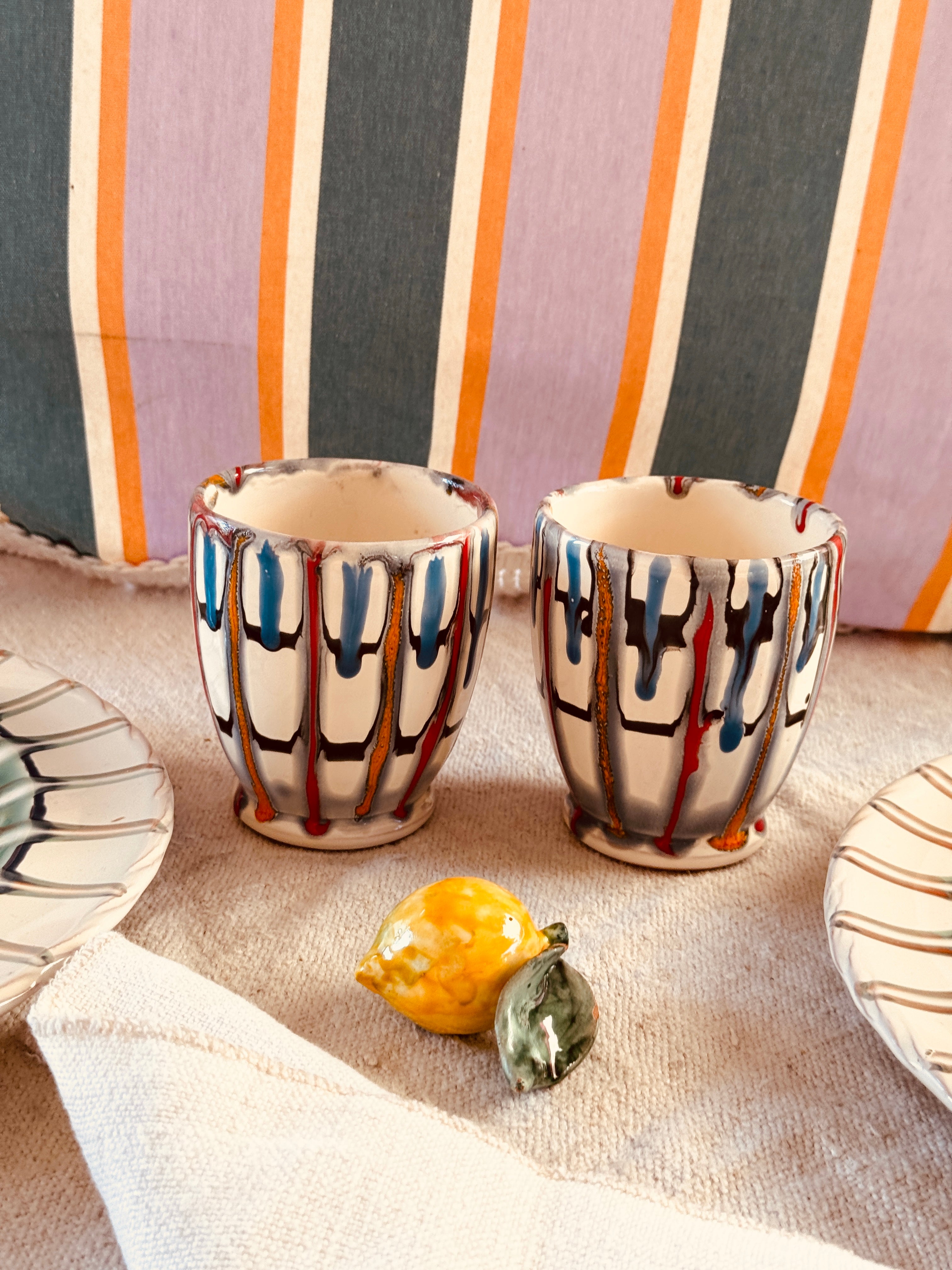 "Unikat" Kaffeebecher - 2er Set