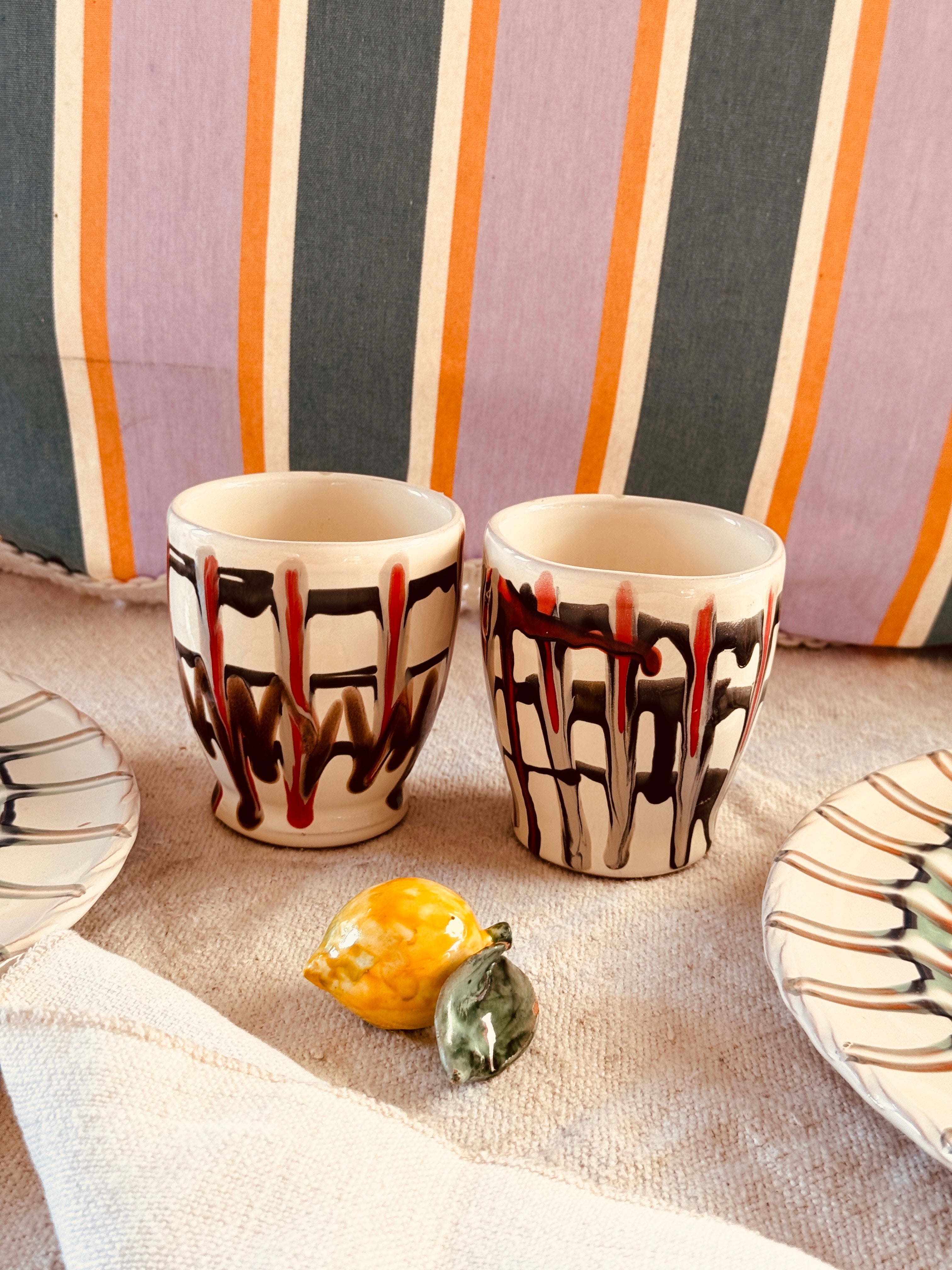 "Unikat" Kaffeebecher - 2er Set