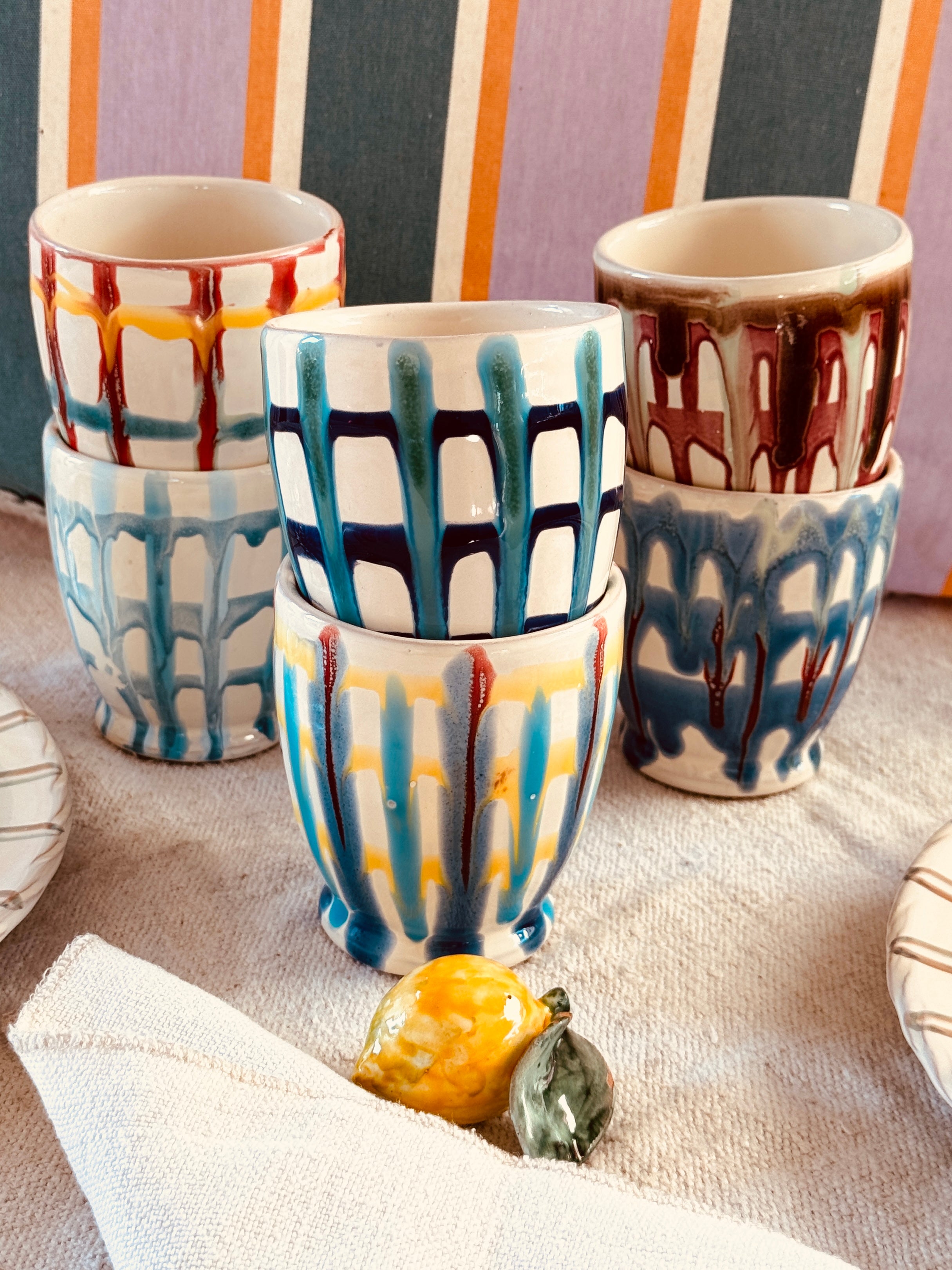 "Unikat" Kaffeebecher - 6er Set