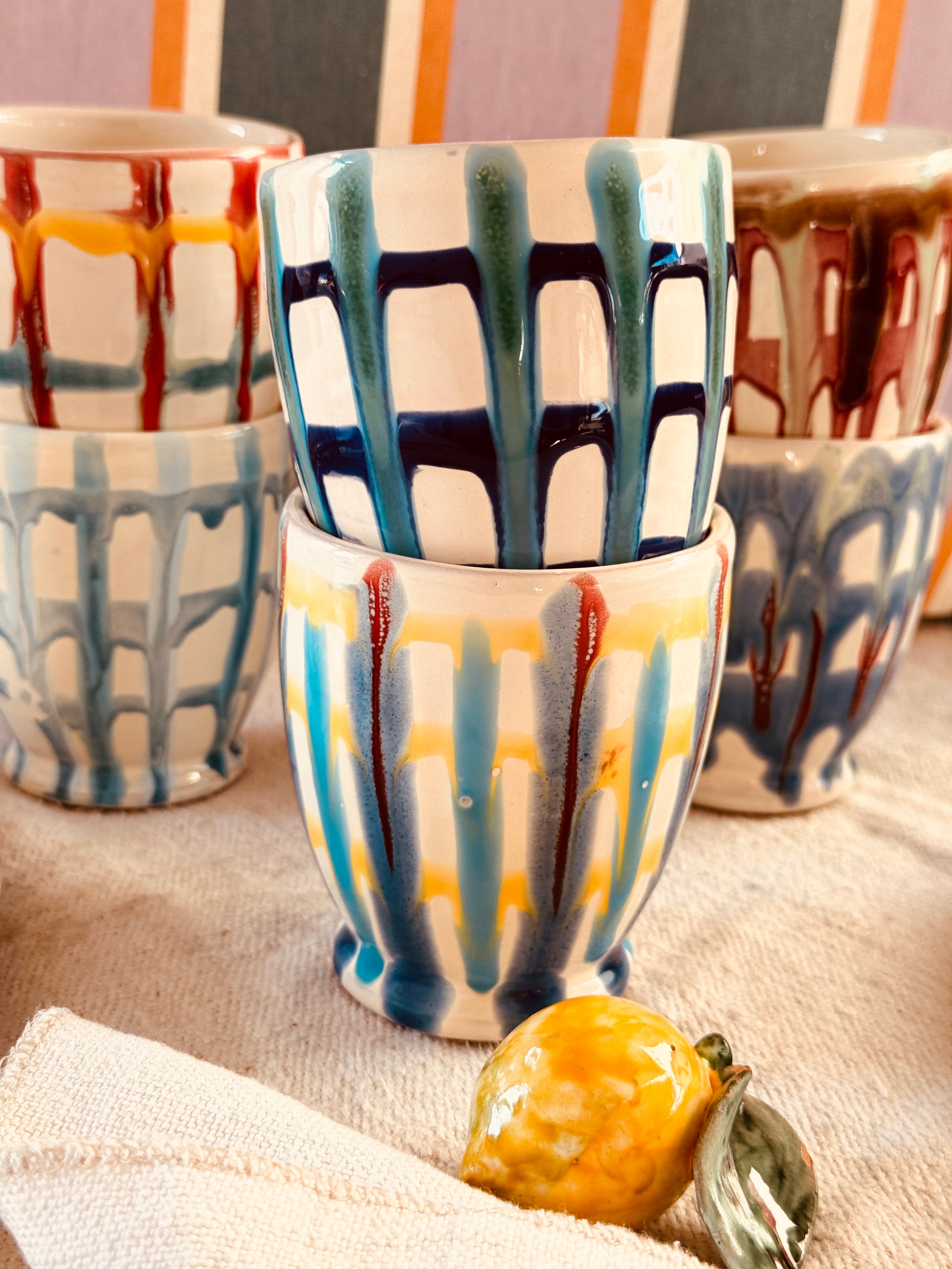 "Unikat" Kaffeebecher - 6er Set