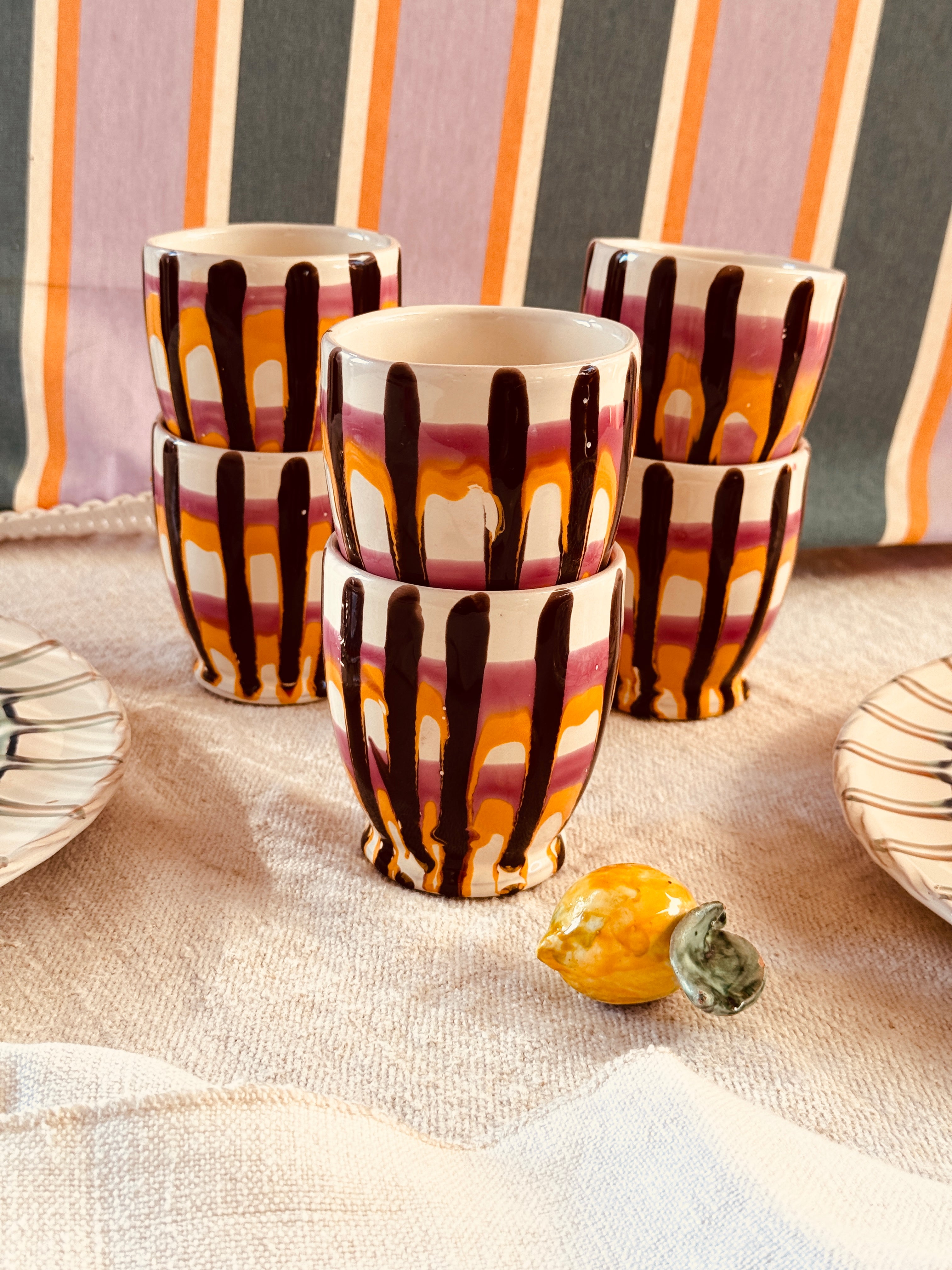 "Unikat" Kaffeebecher - 6er Set