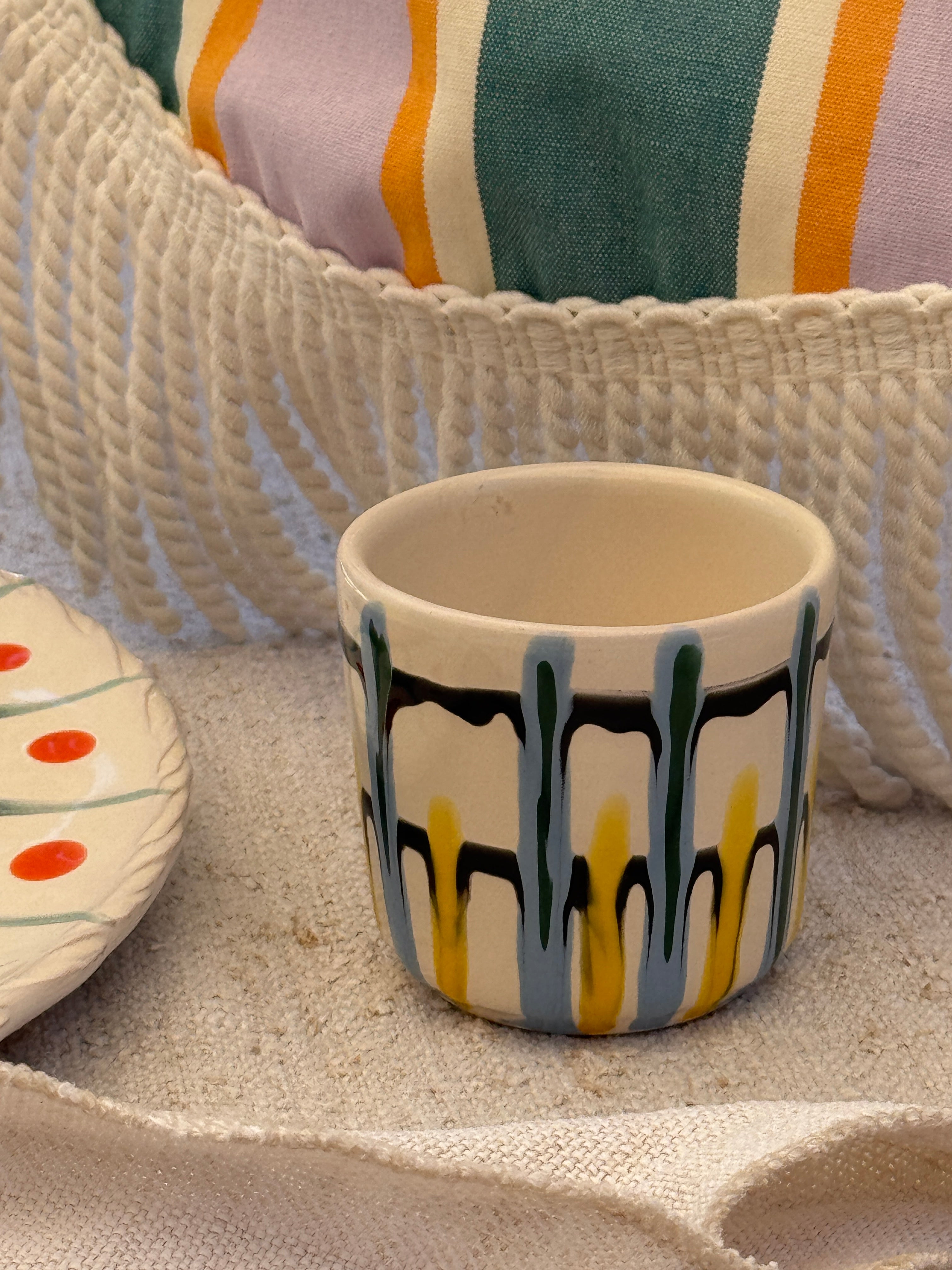 Psychodelic Espresso Becher "Unique Piece - One of a kind"