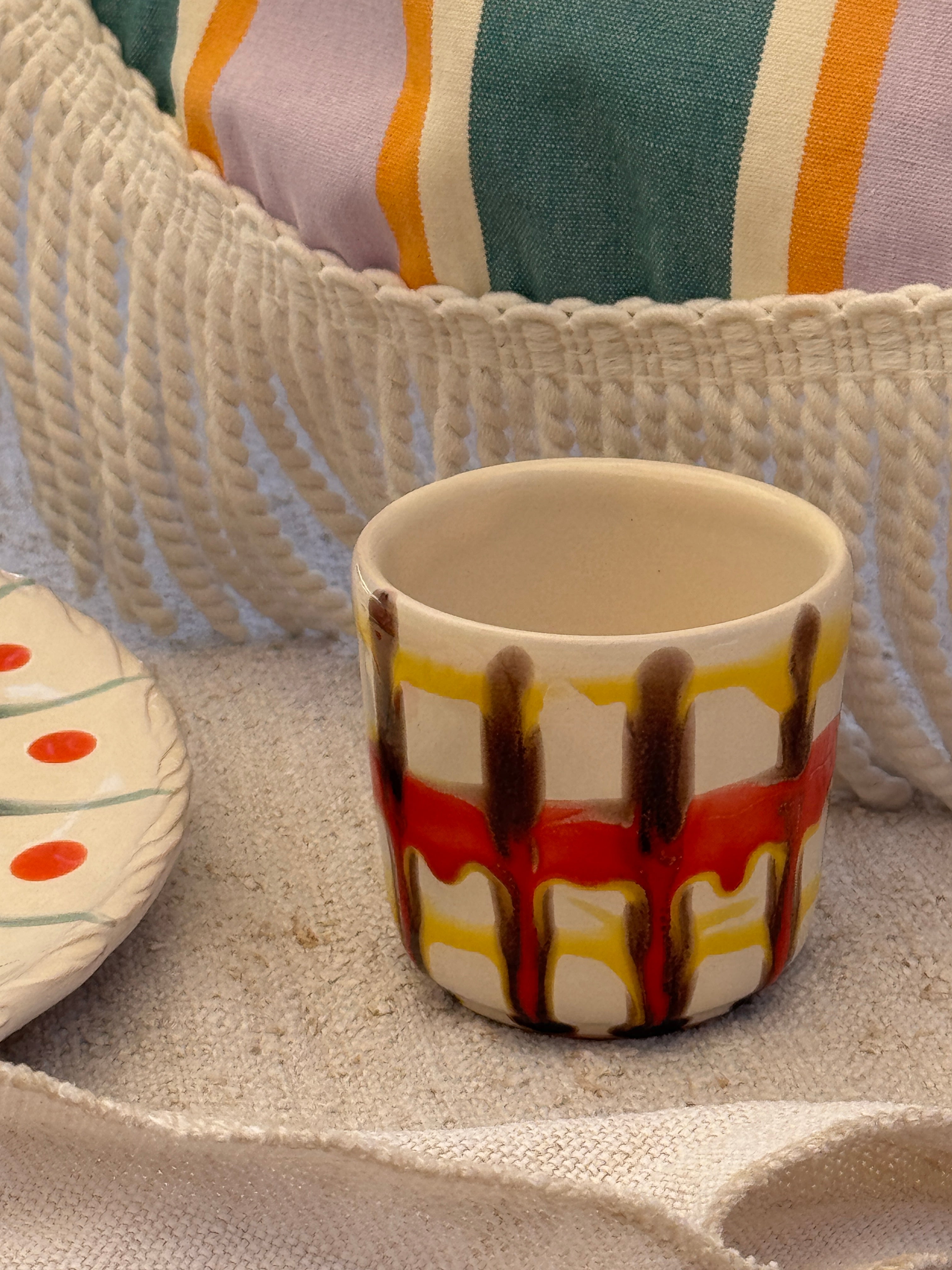 Psychodelic Espresso Becher "Unique Piece - One of a kind"