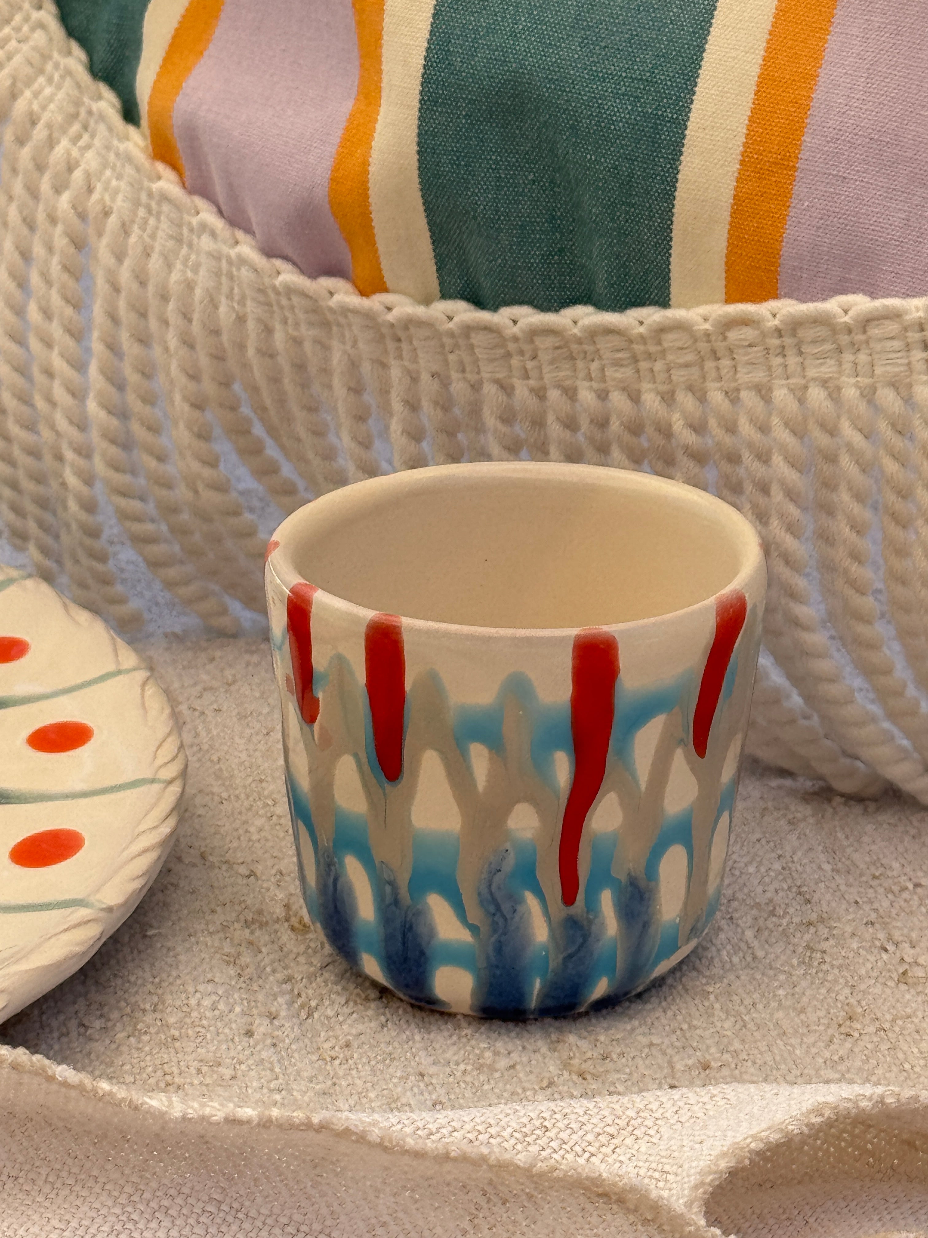Psychodelic Espresso Mug "Unique Piece - One of a Kind"