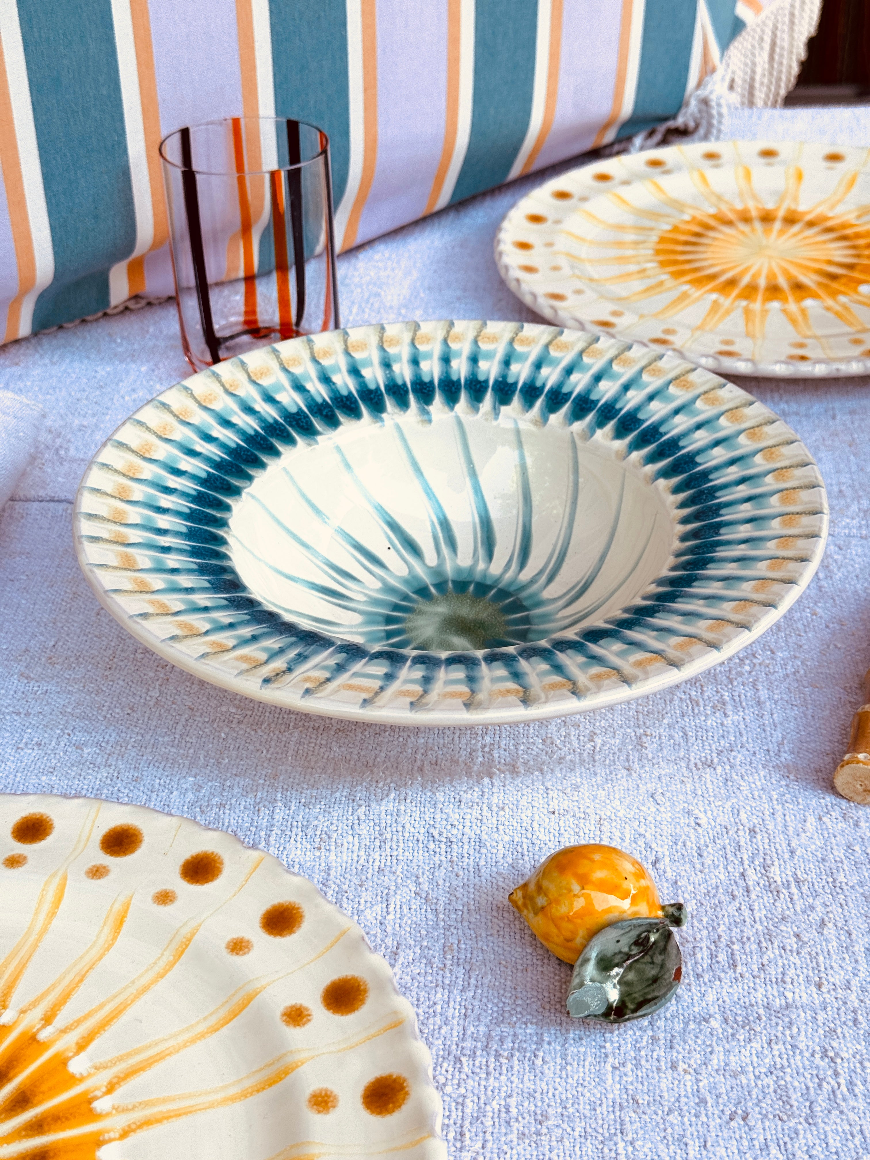 Handmade Italian Pasta Bowl 25 cm | Cappello di Prete