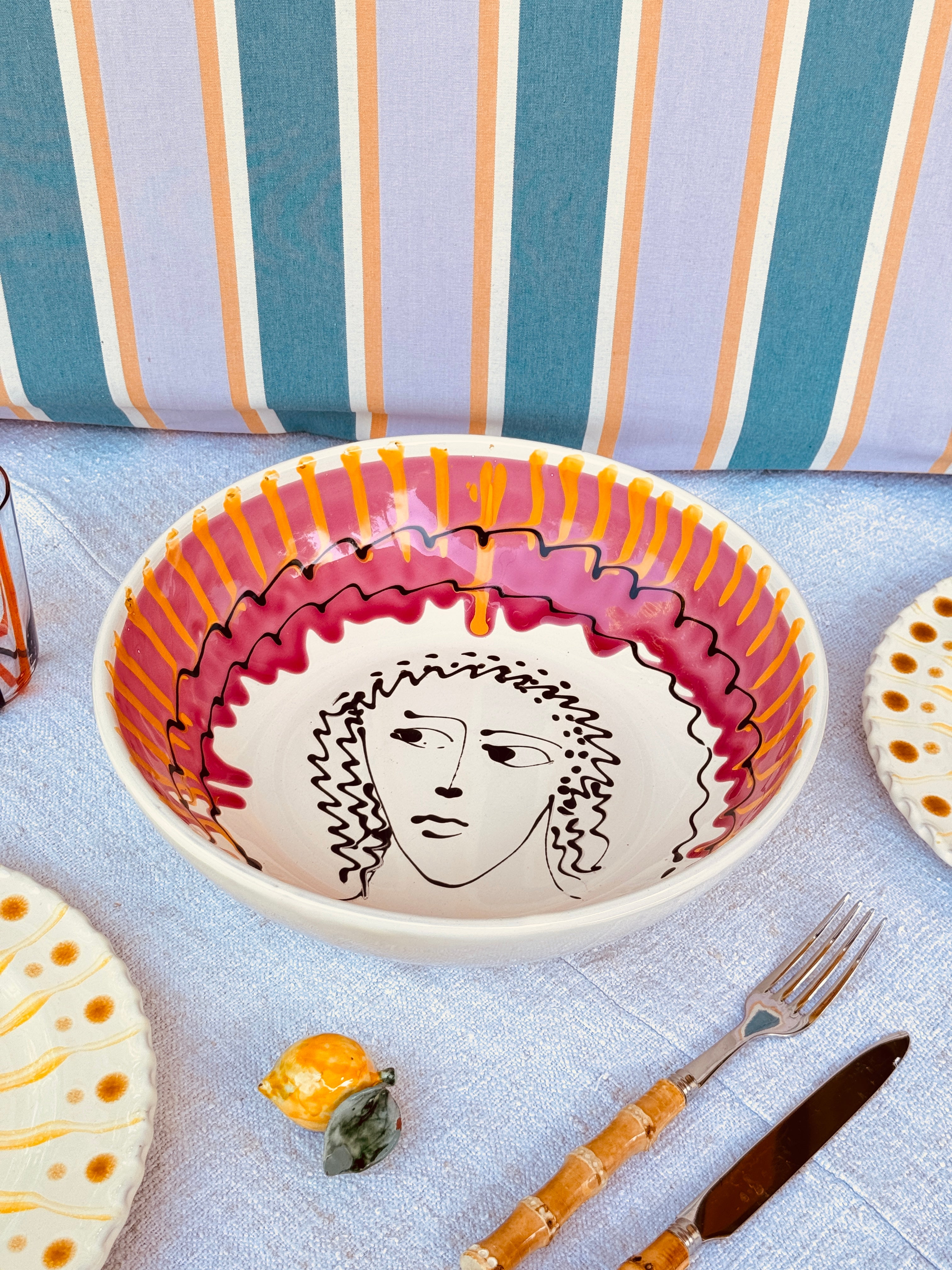 "Unique Art Piece" Salad Bowl - 30cm