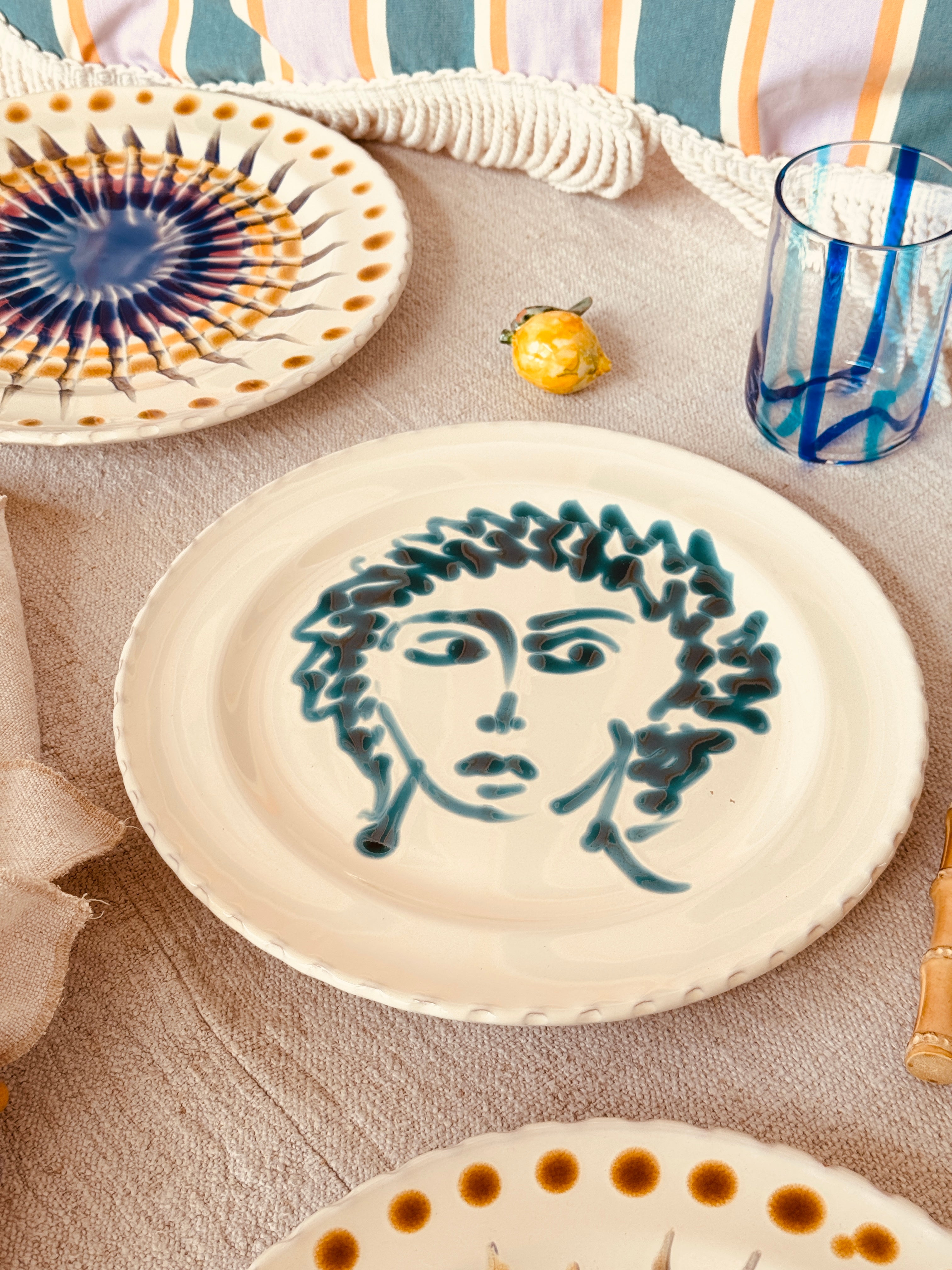 Speiseteller - 27cm "Unique Art Pieces by StudioRiviera"