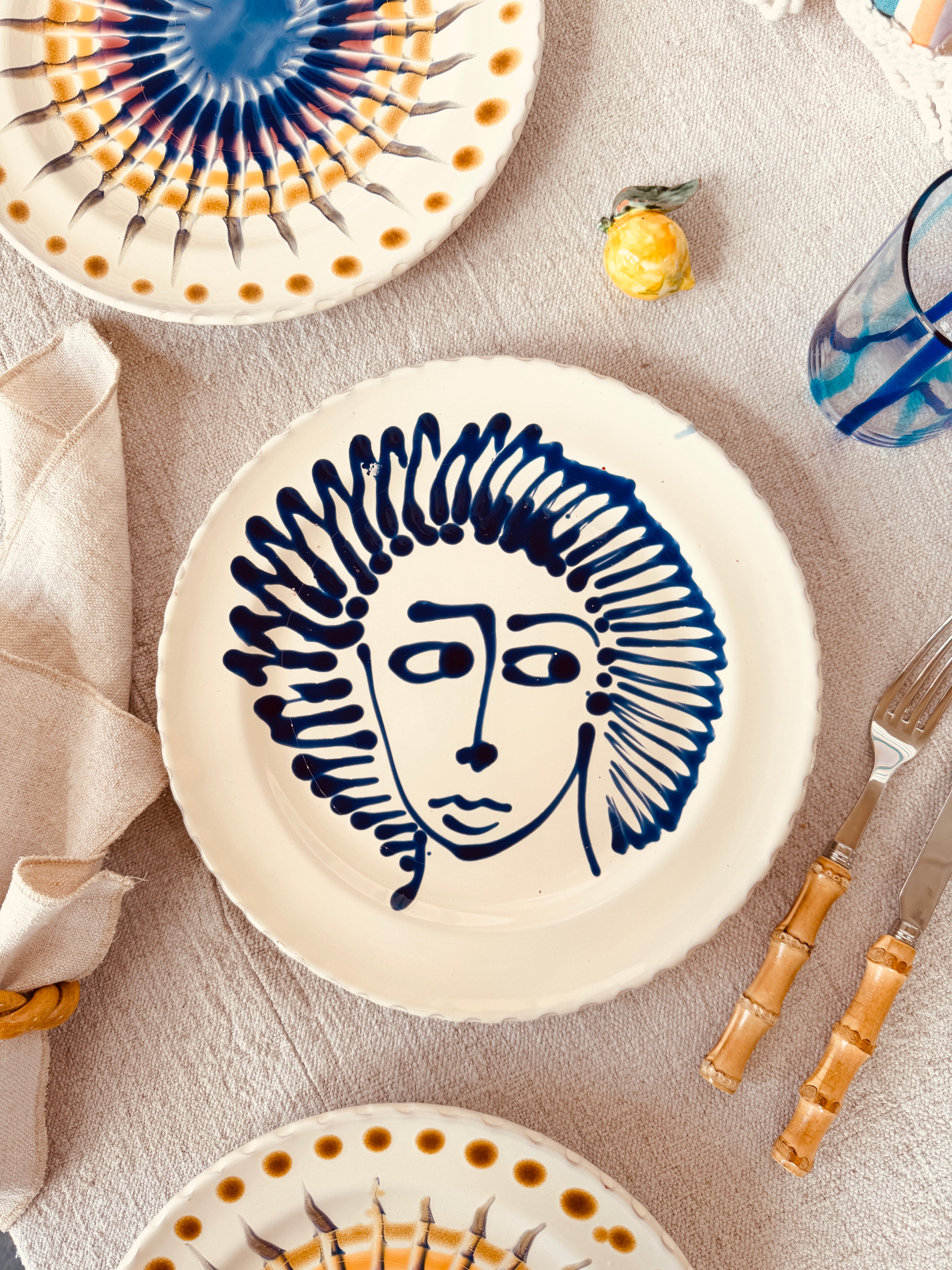 Speiseteller - 27cm "Unique Art Pieces by StudioRiviera"