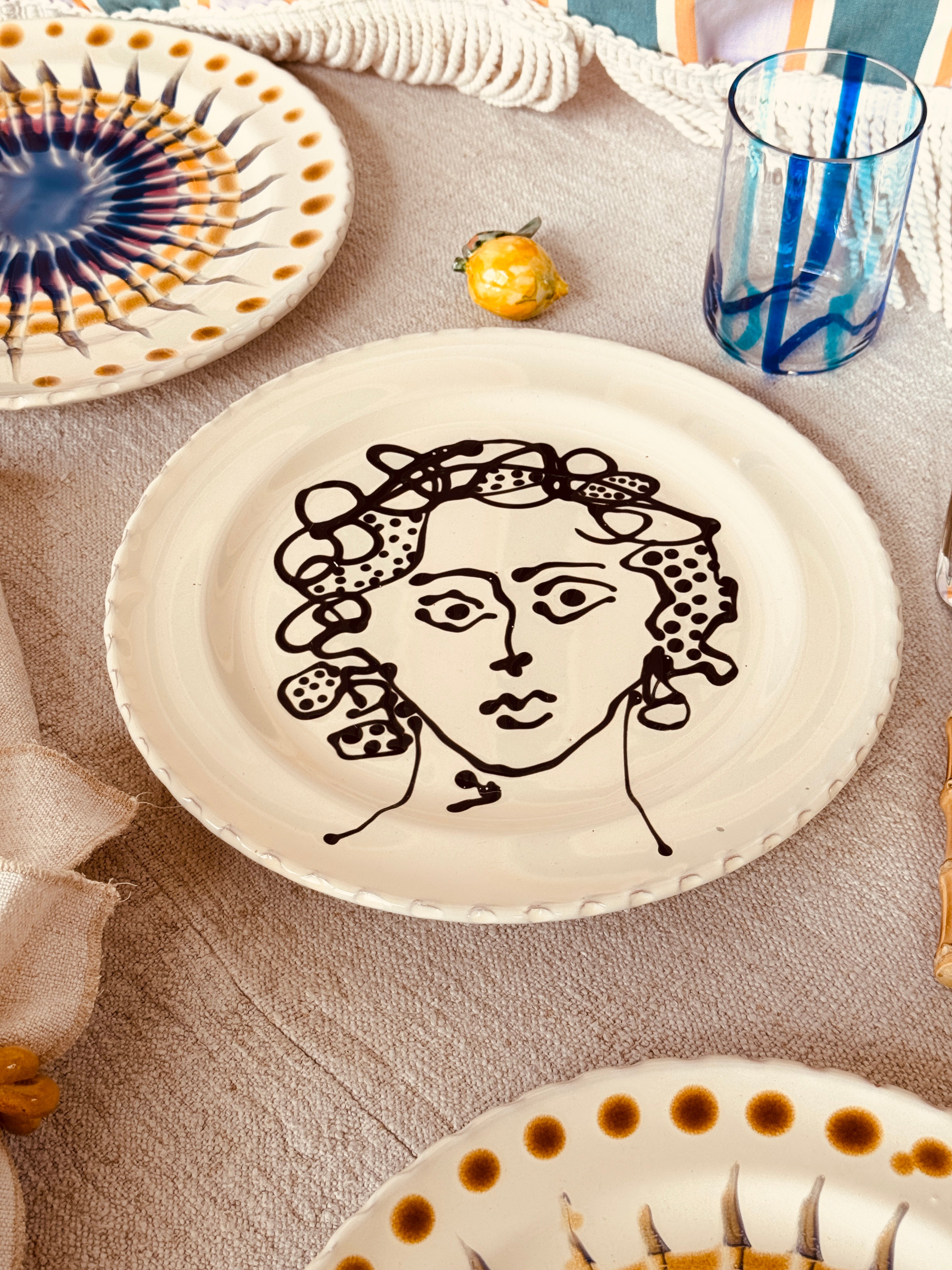 Speiseteller - 27cm "Unique Art Pieces by StudioRiviera"