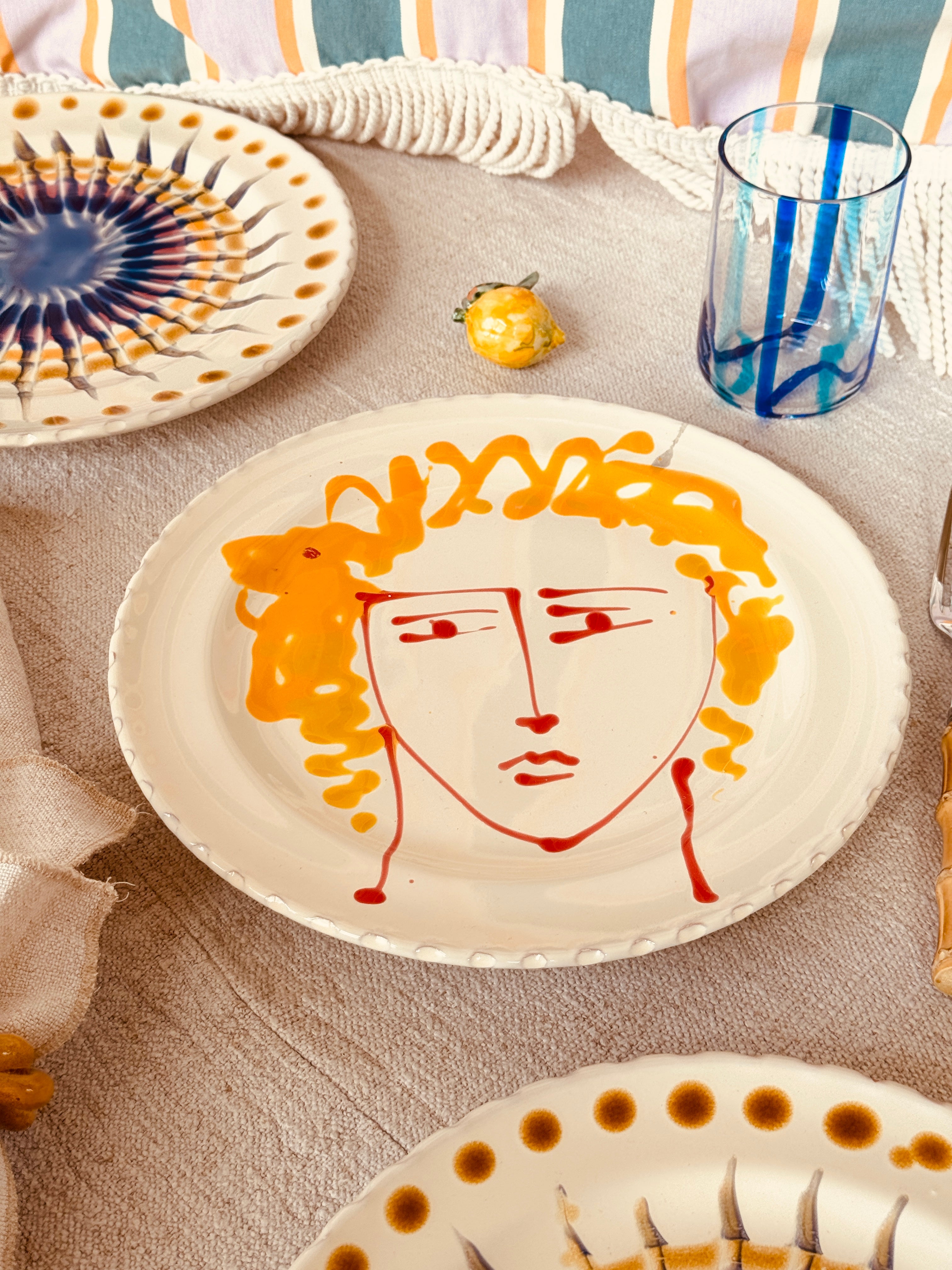 Speiseteller - 27cm "Unique Art Pieces by StudioRiviera"