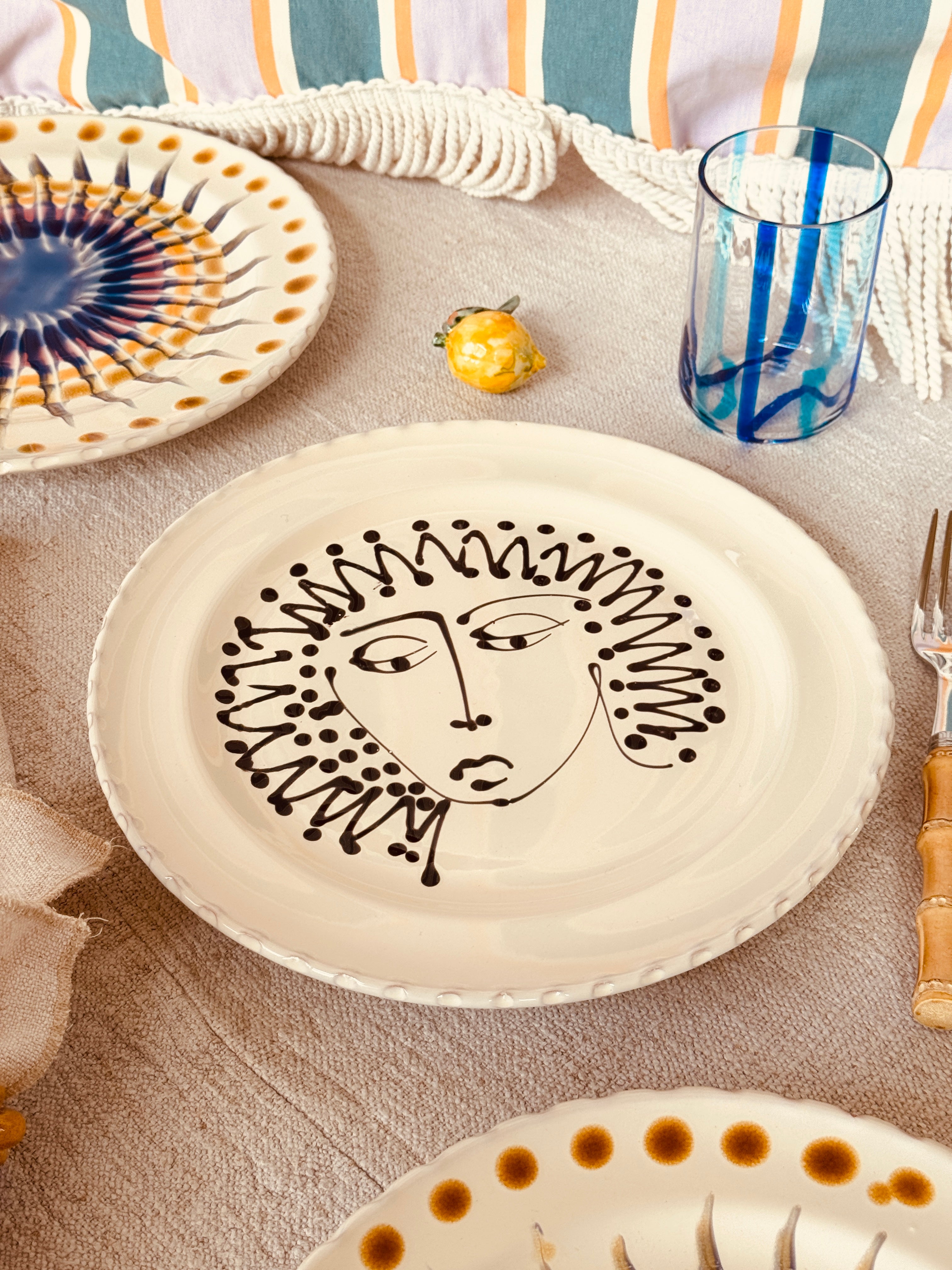 Speiseteller - 27cm "Unique Art Pieces by StudioRiviera"