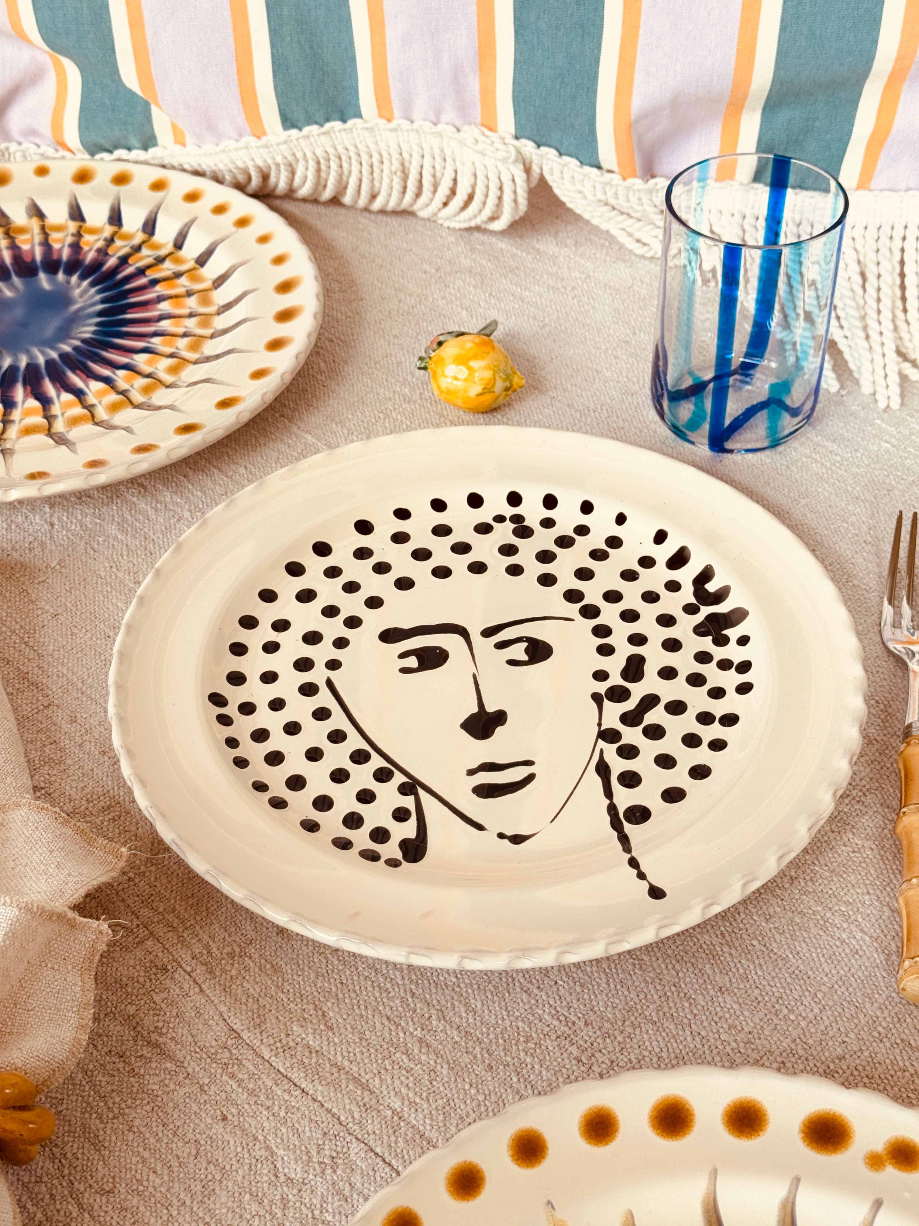 Speiseteller - 27cm "Unique Art Pieces by StudioRiviera"