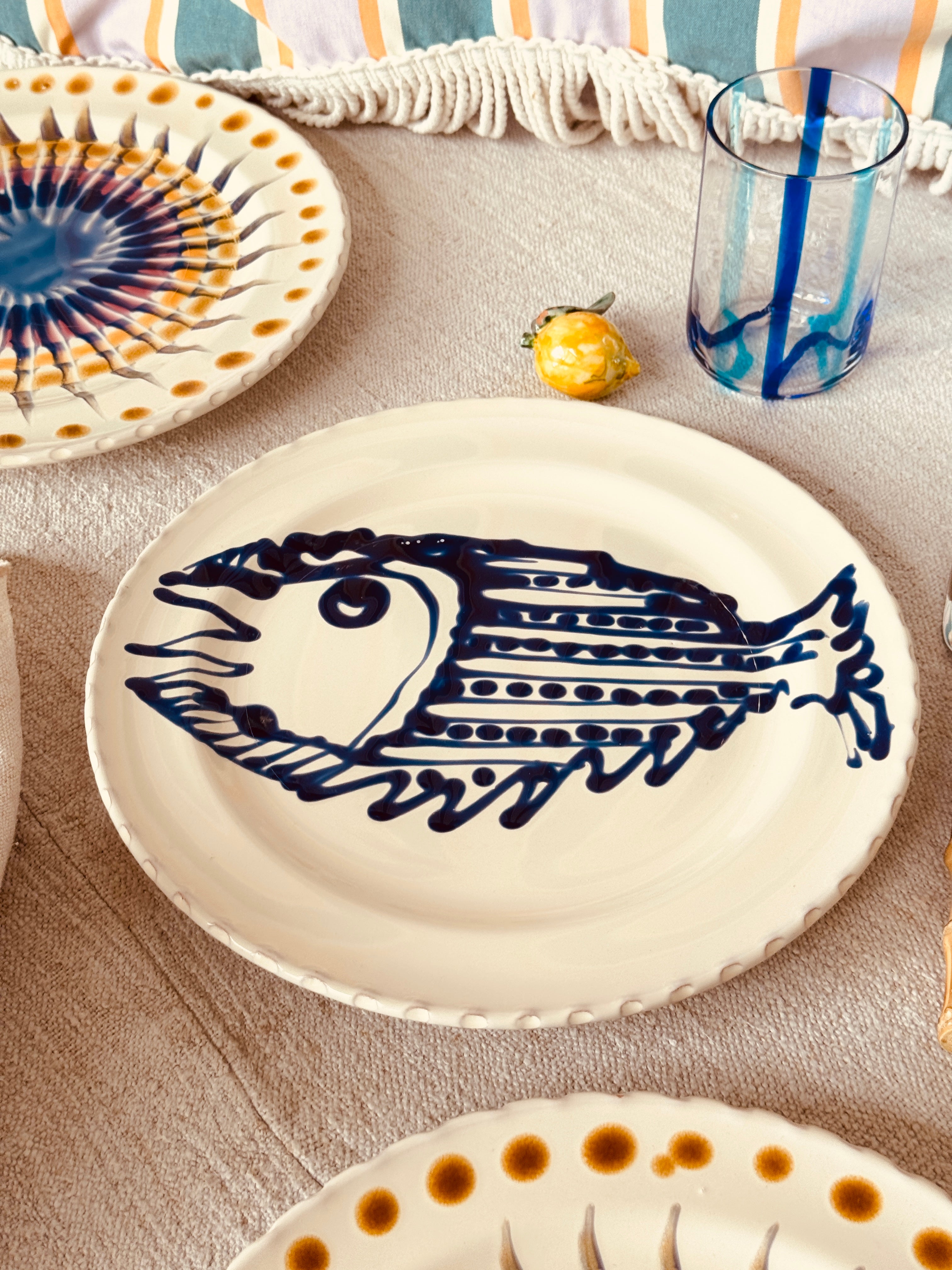 Speiseteller - 27cm "Unique Art Pieces by StudioRiviera"