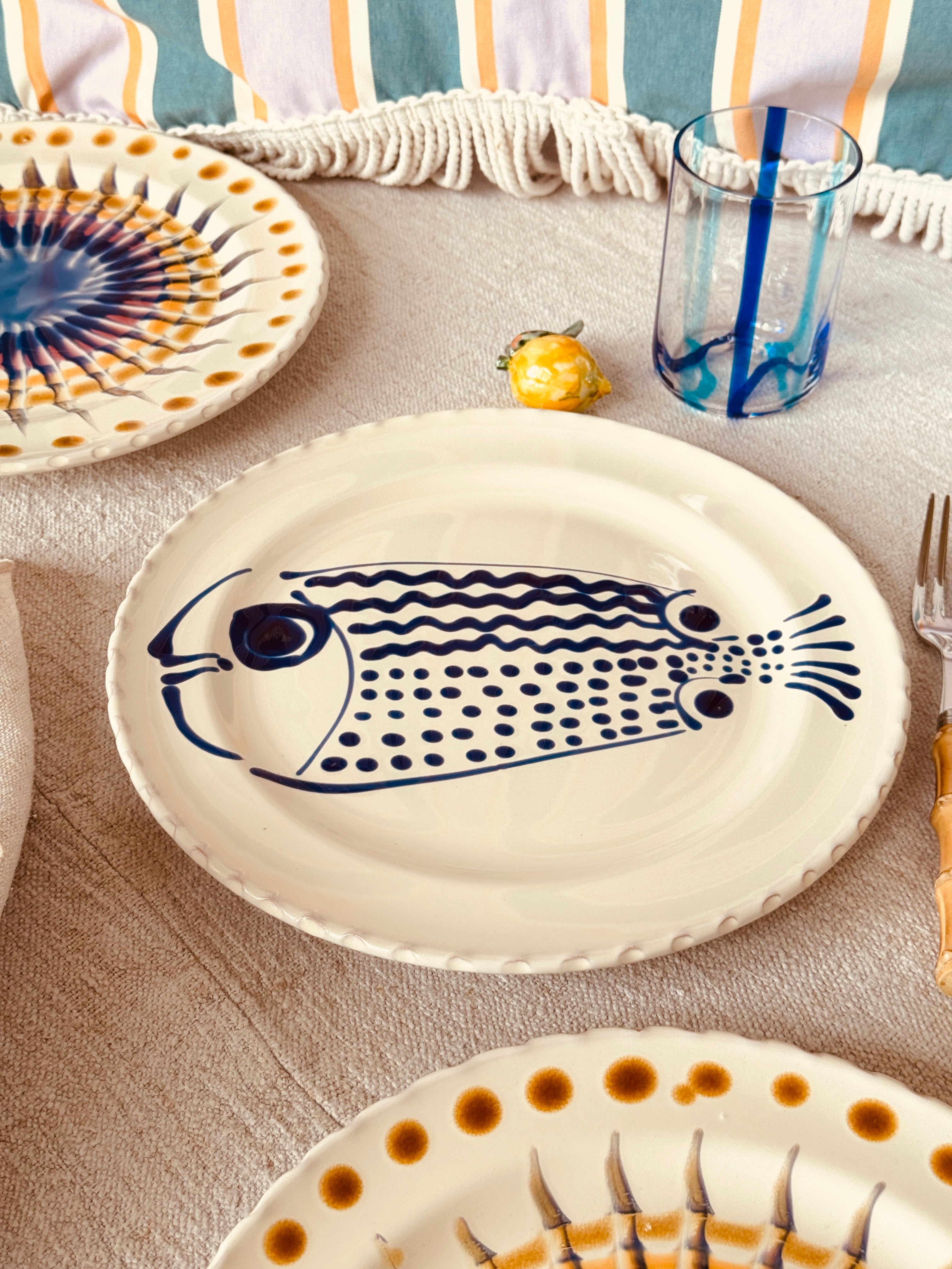 Speiseteller - 27cm "Unique Art Pieces by StudioRiviera"