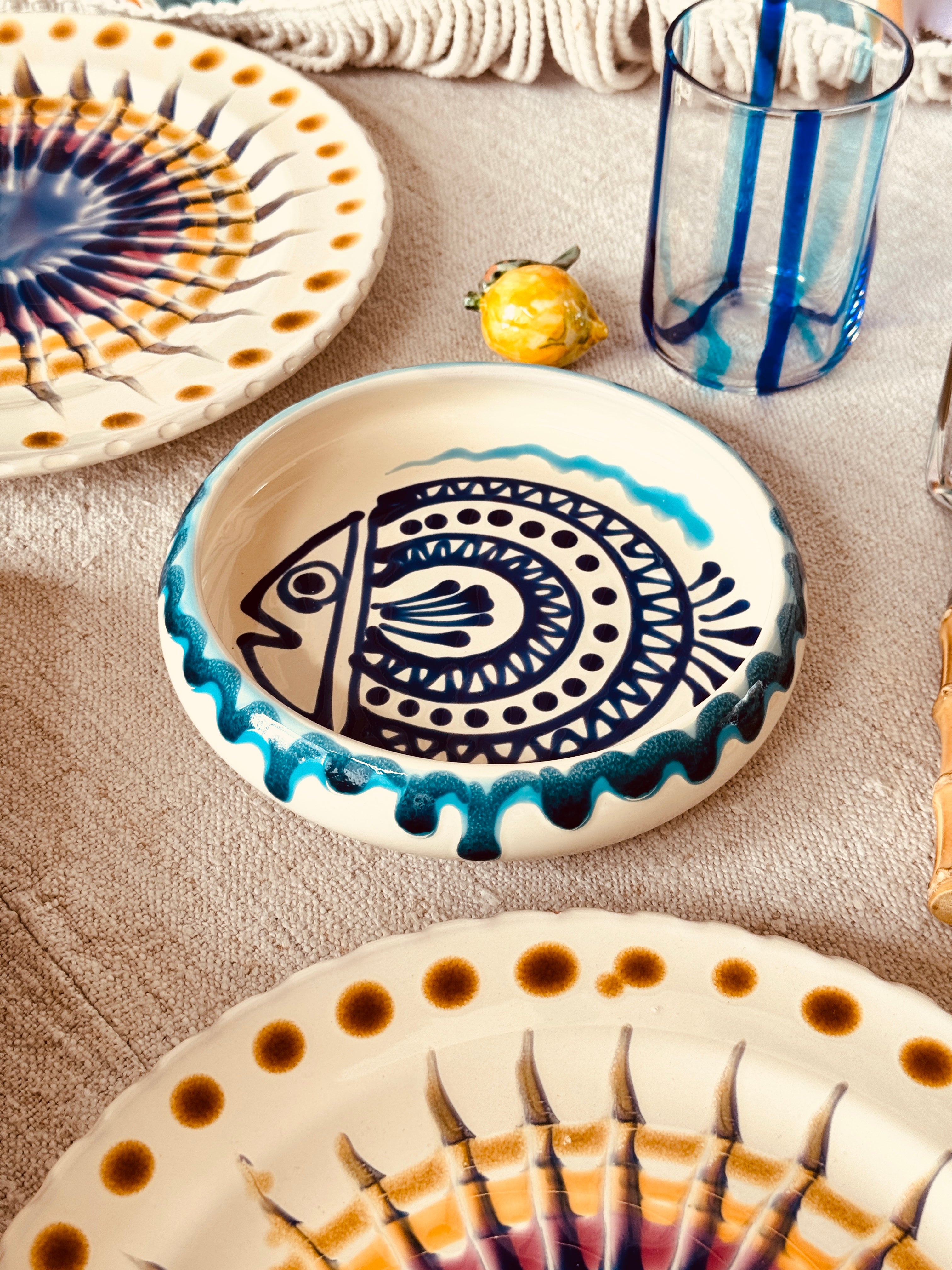 Frisbee Teller - 18cm "Pesce Coccaro"