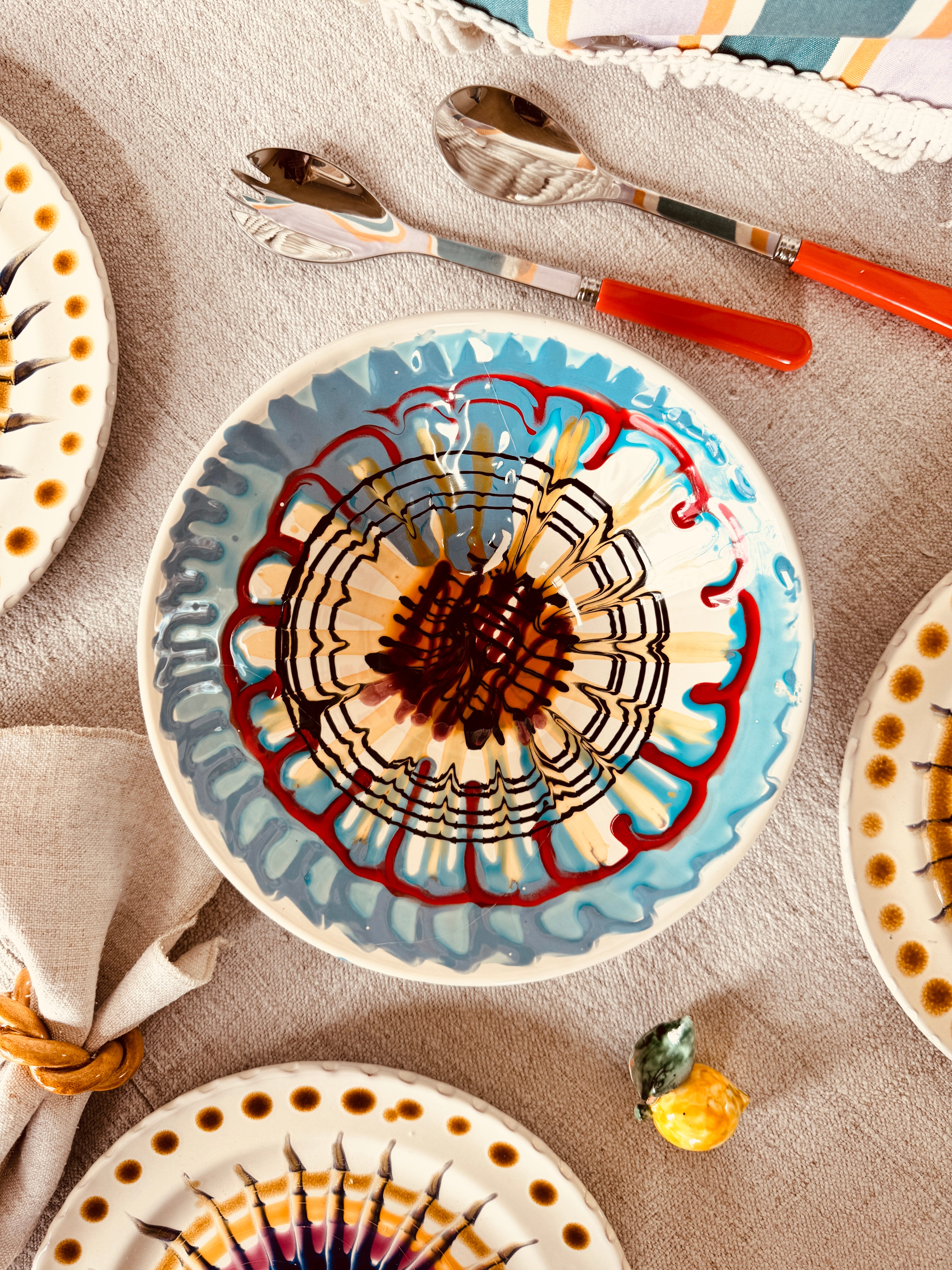 Salatschale, konisch - 25 "Einzelstück - Art Piece"