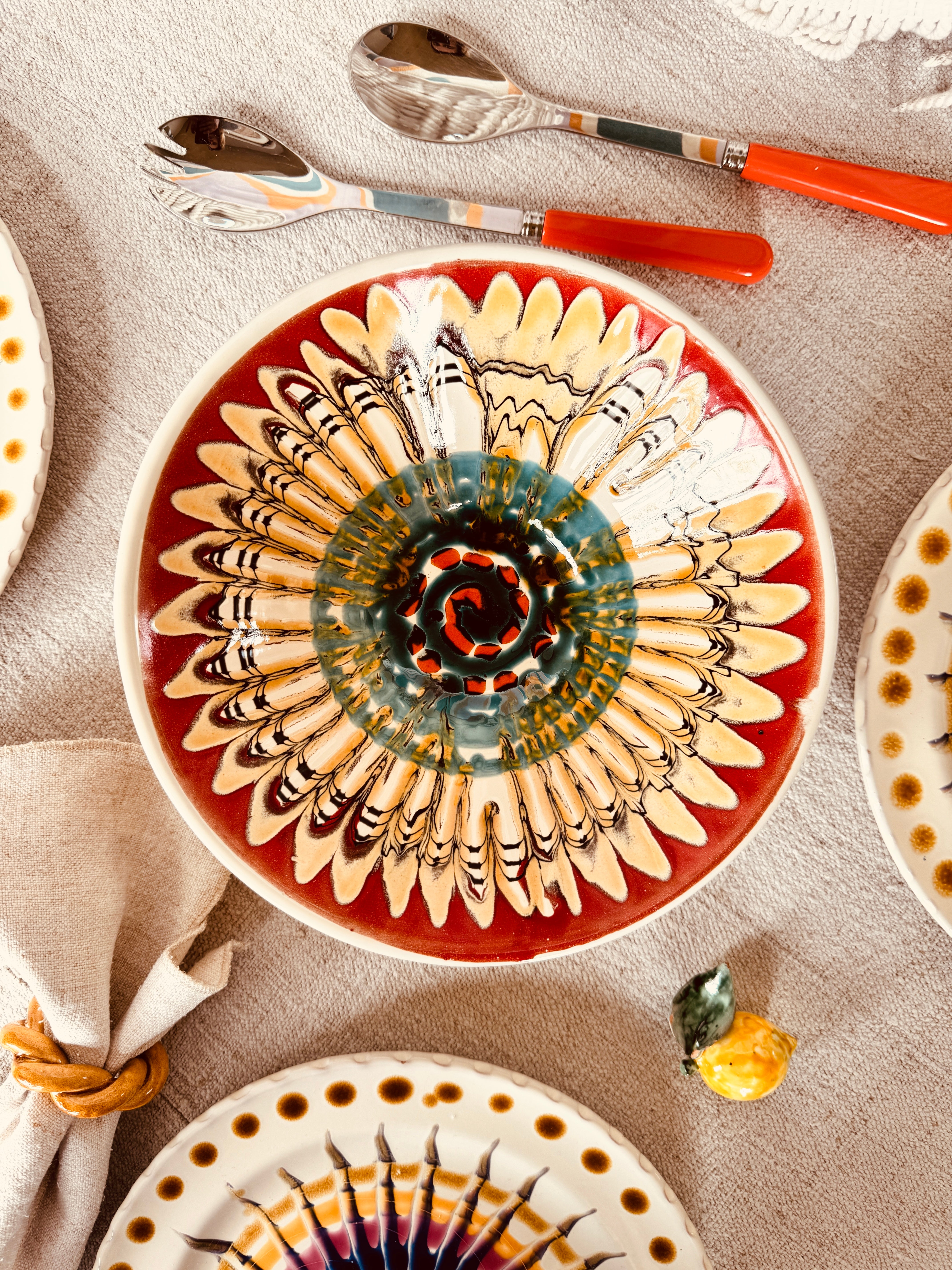 Salatschale, konisch - 25 "Einzelstück - Art Piece"