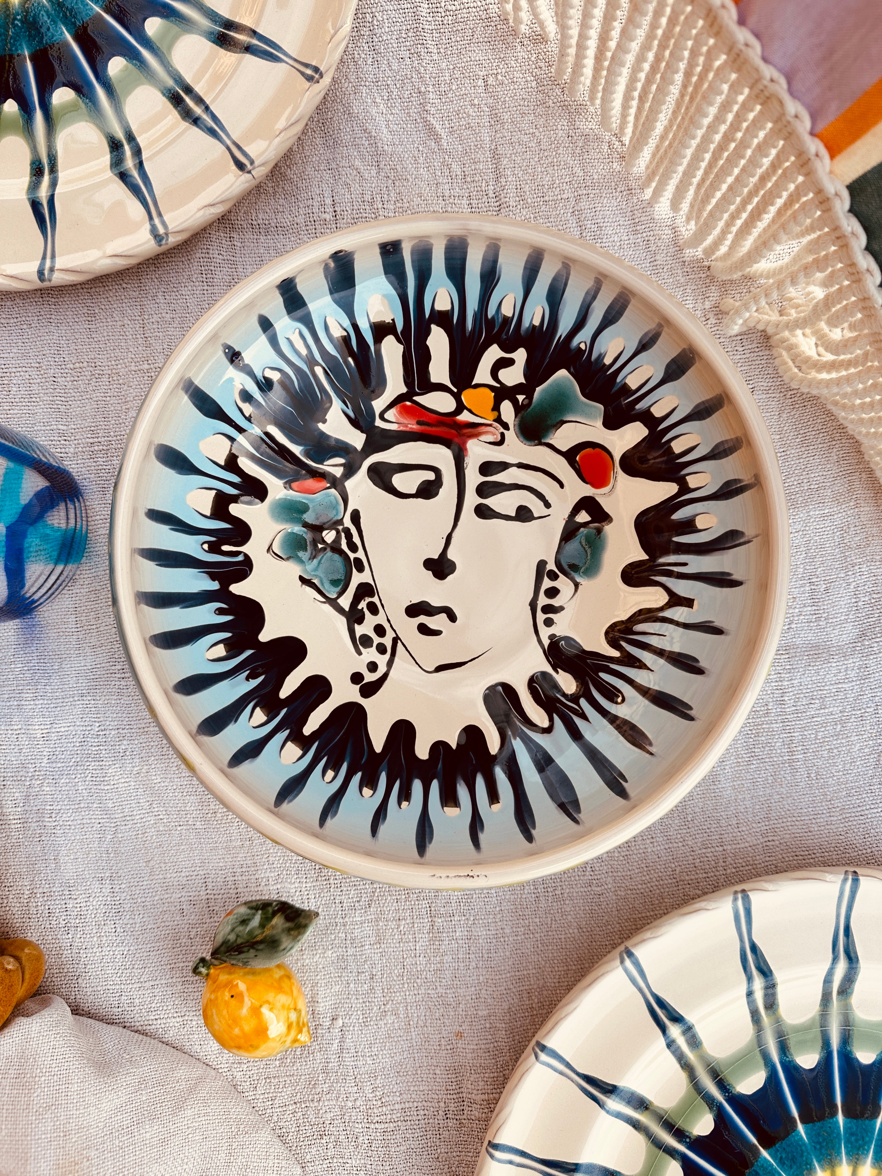 Psychodelic & Viso Bowl - 21cm "Bordo Tornito - we love Pablo 1968" Sale
