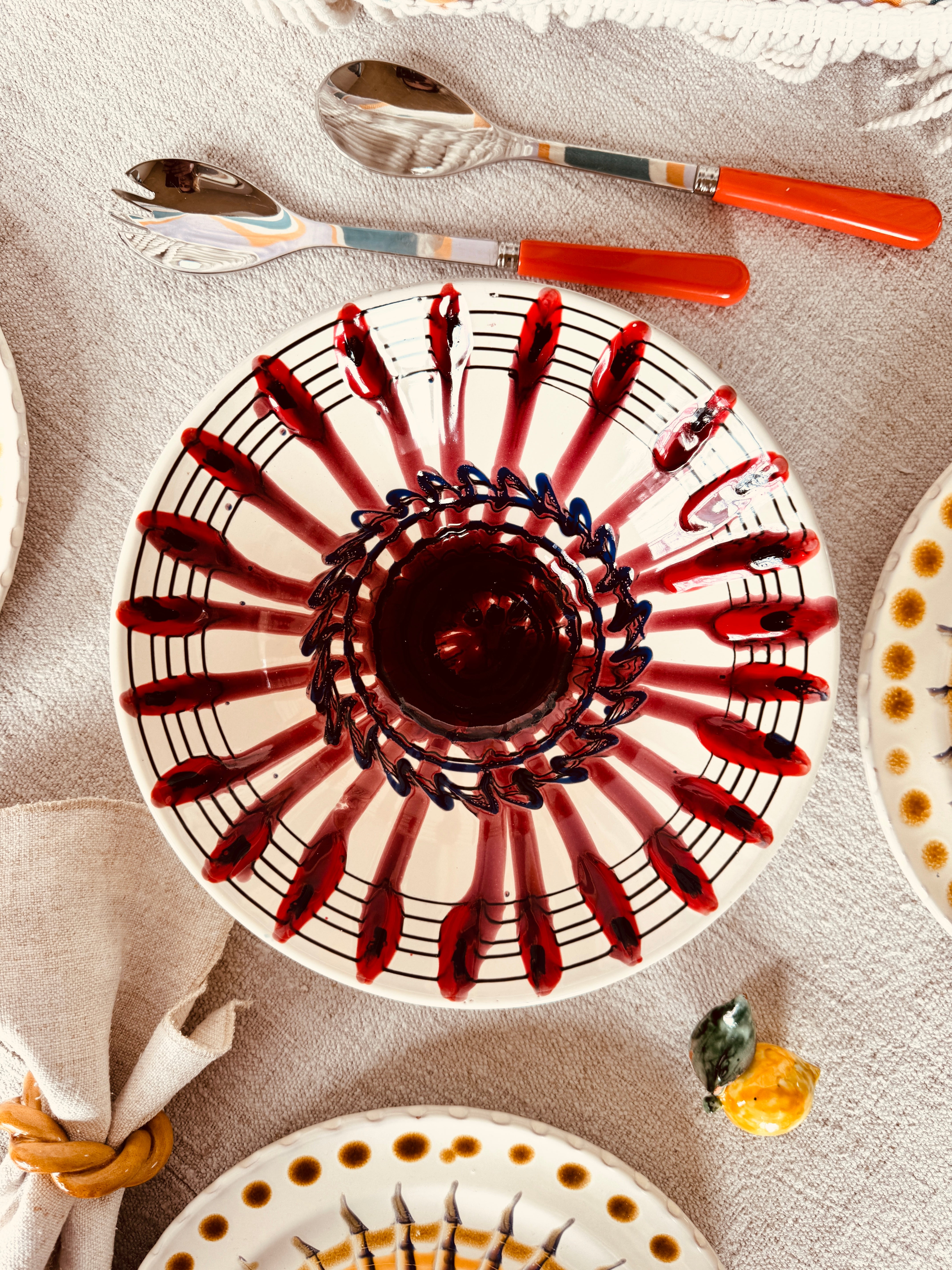 Salatschale, konisch - 25 "Einzelstück - Art Piece"