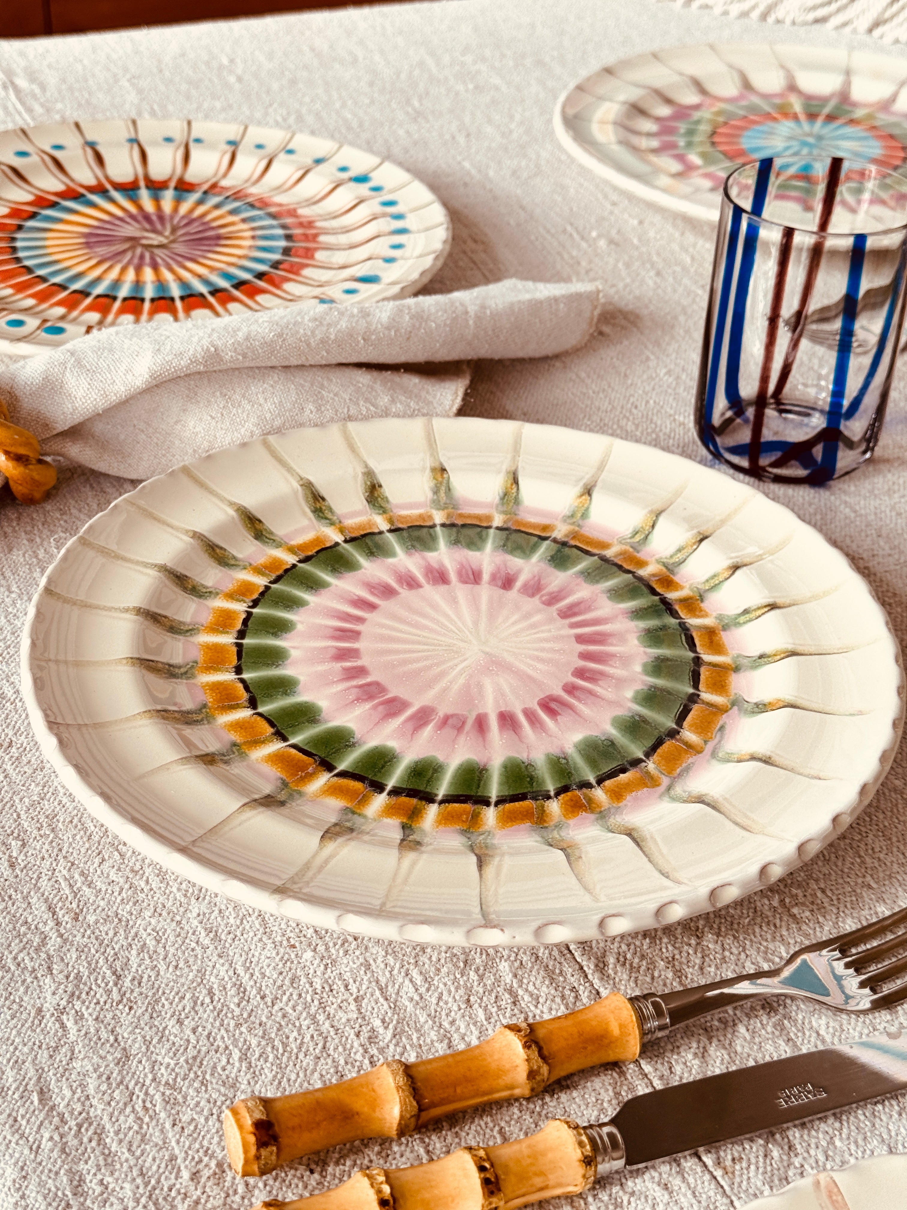 Psychodelic Speiseteller 27cm "Magic Mix" 6er Set