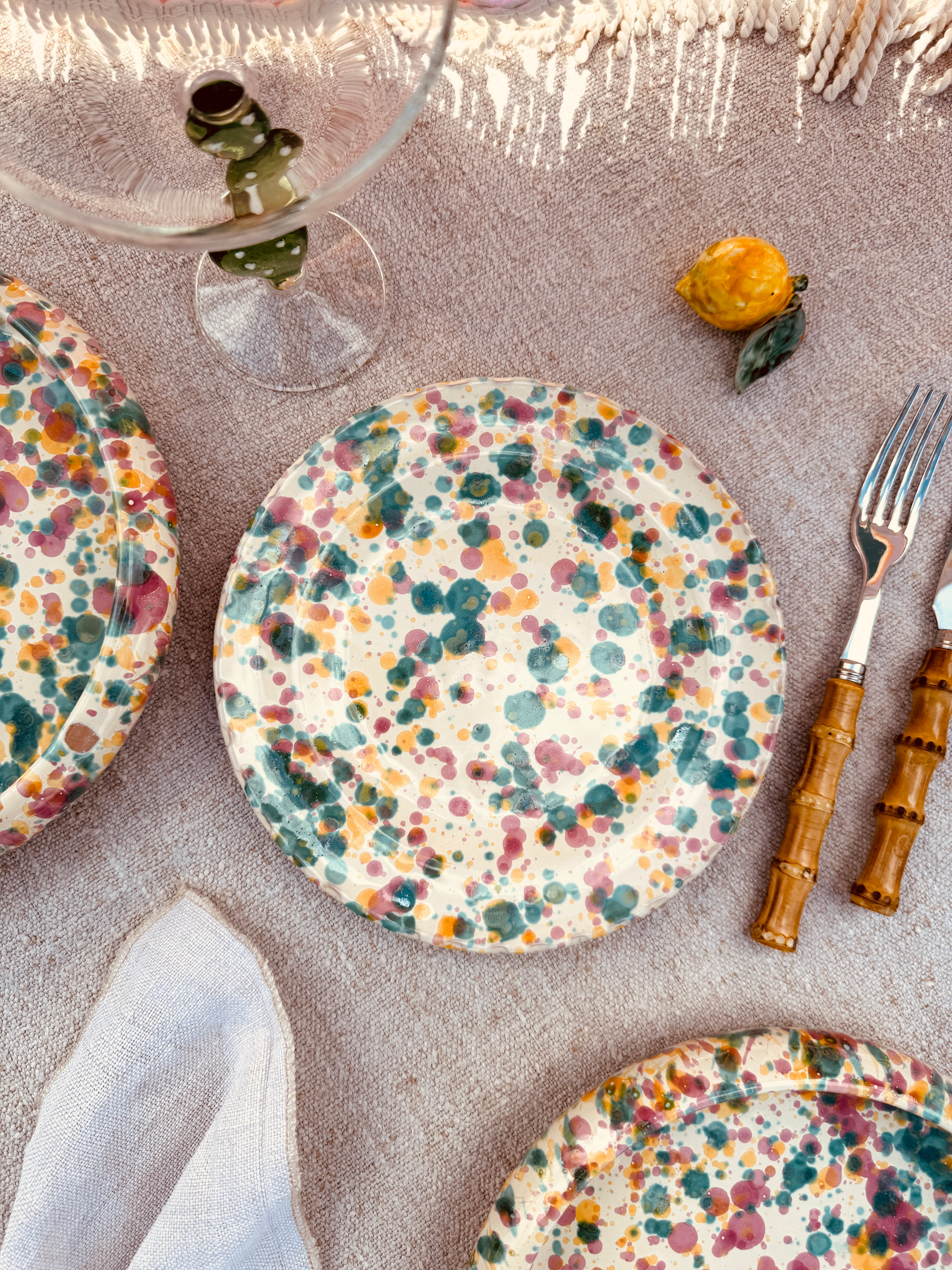 Antipasti Teller Schizzato "Colori Fantasia"