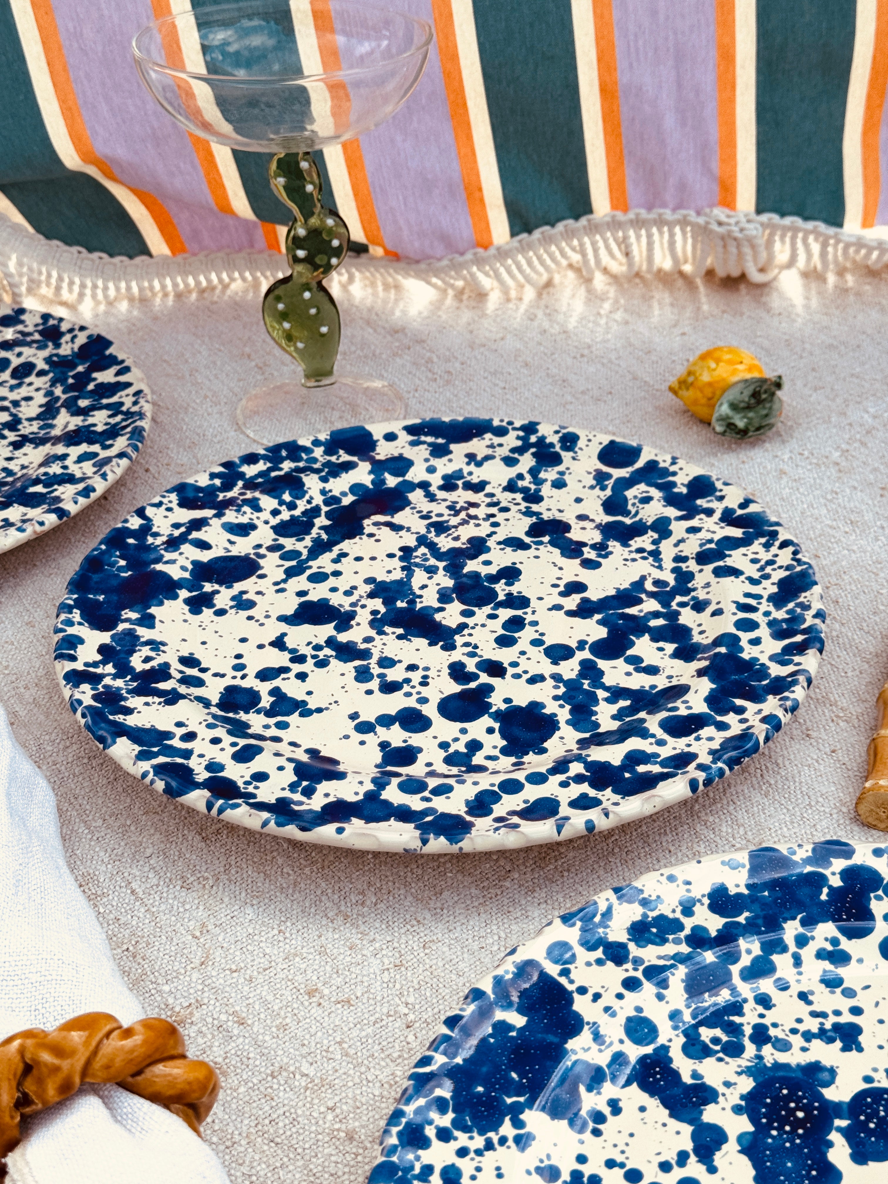 Schizzato Dinner Plate "Blu" 27cm