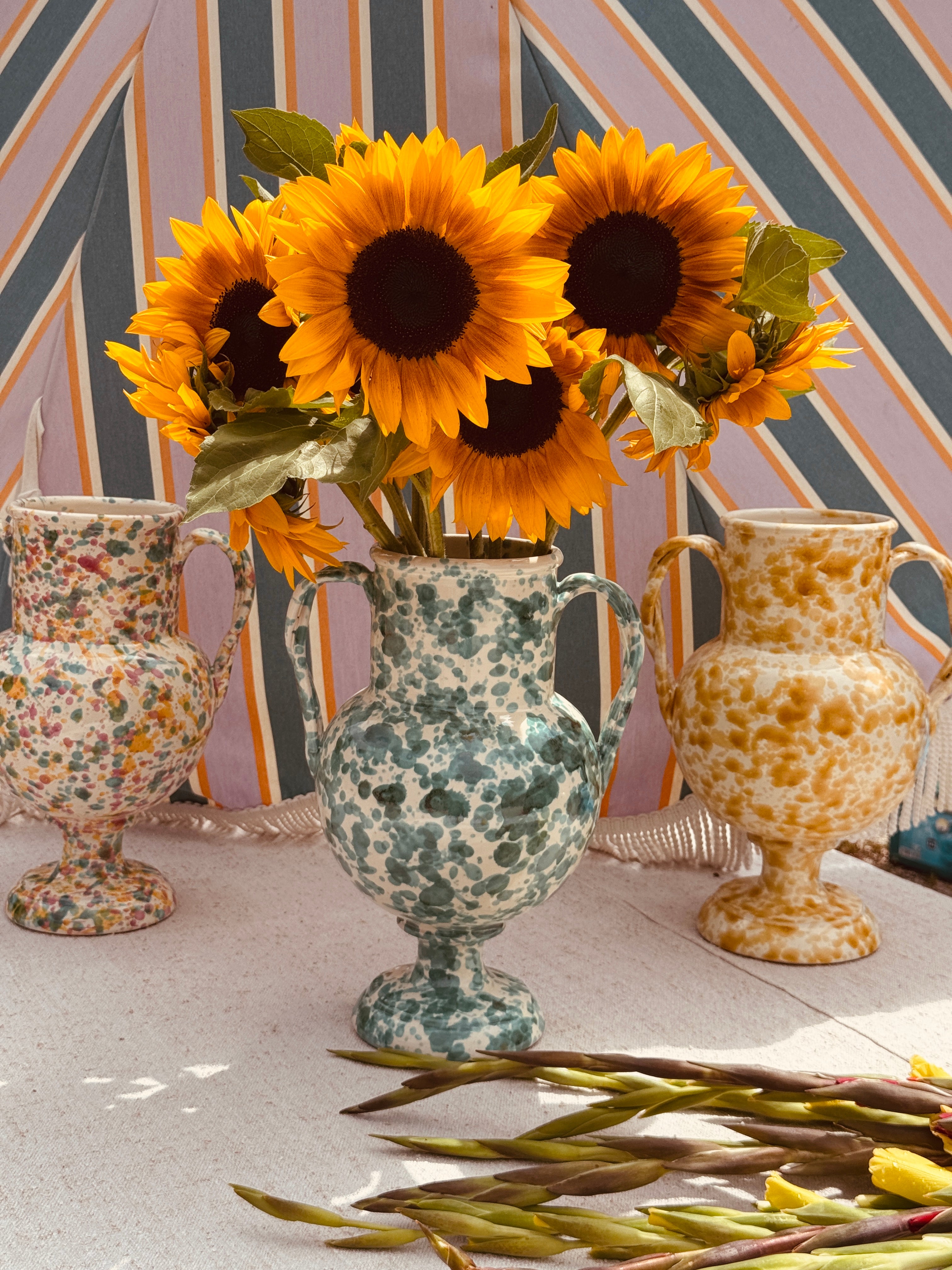 Schizzato Vaso 34cm "Honey" - UNIQUE PIECE