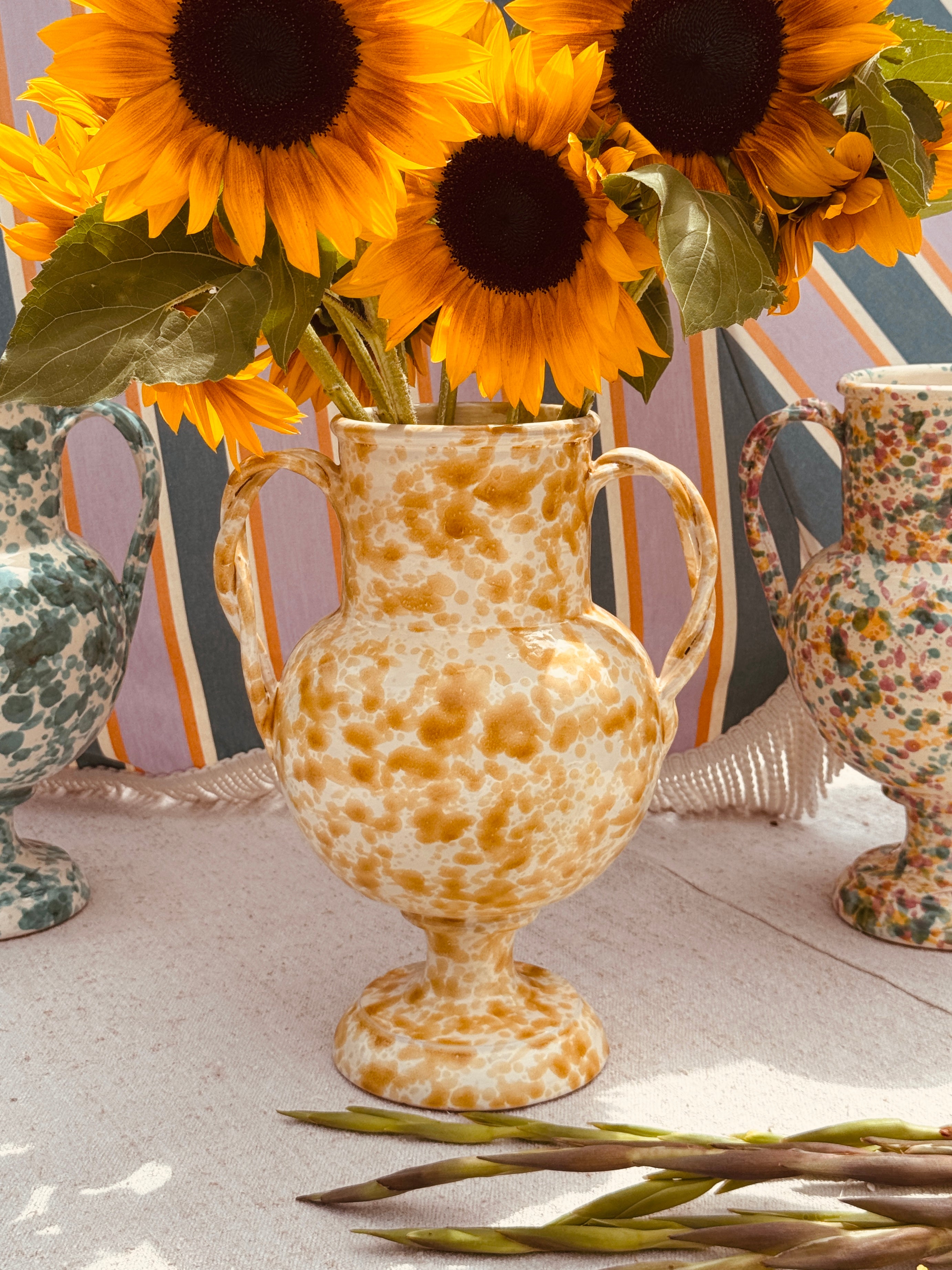 Schizzato Vaso 34cm "Honey" - UNIQUE PIECE