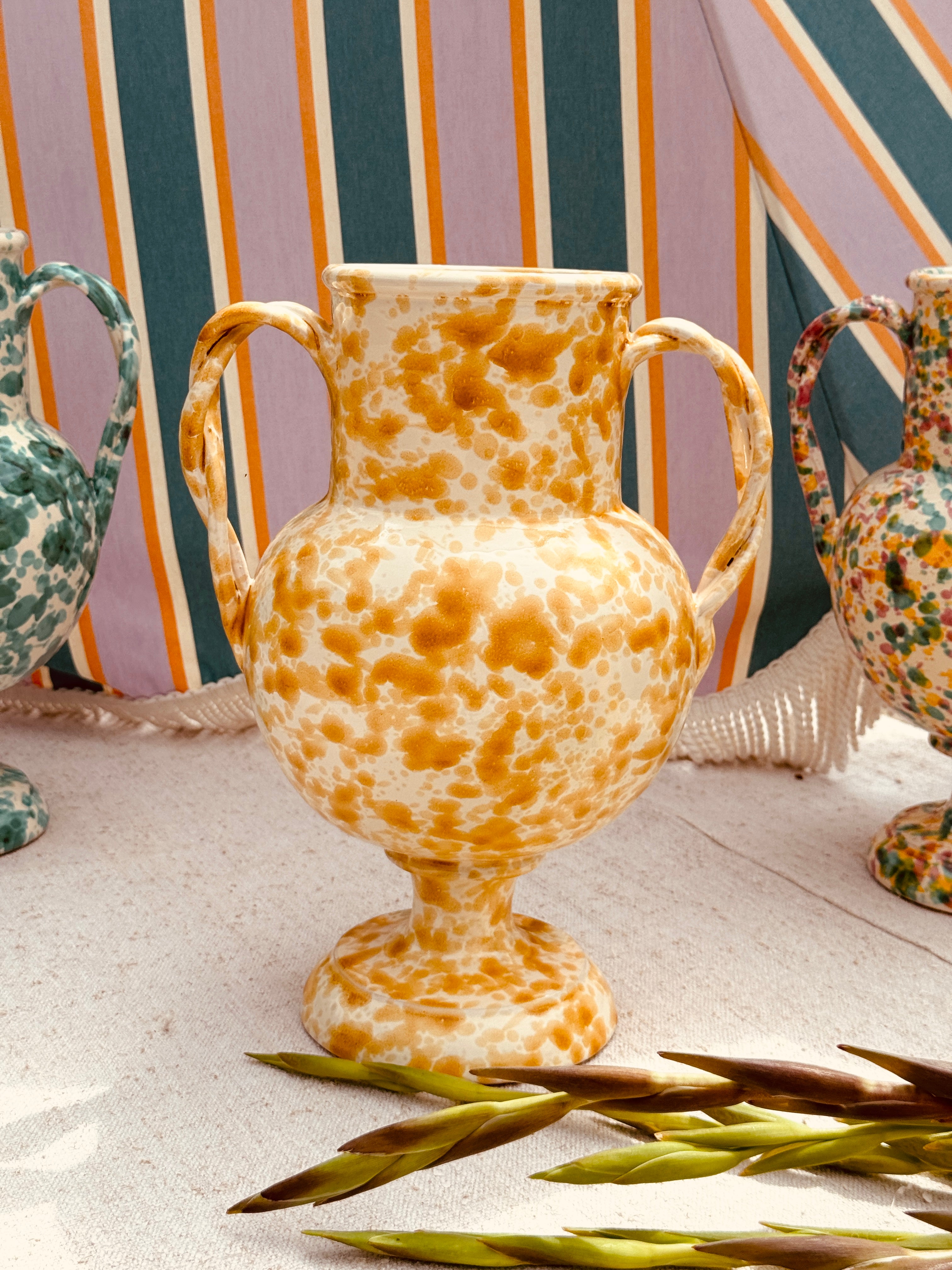 Schizzato Vaso 34cm "Honey" - UNIQUE PIECE
