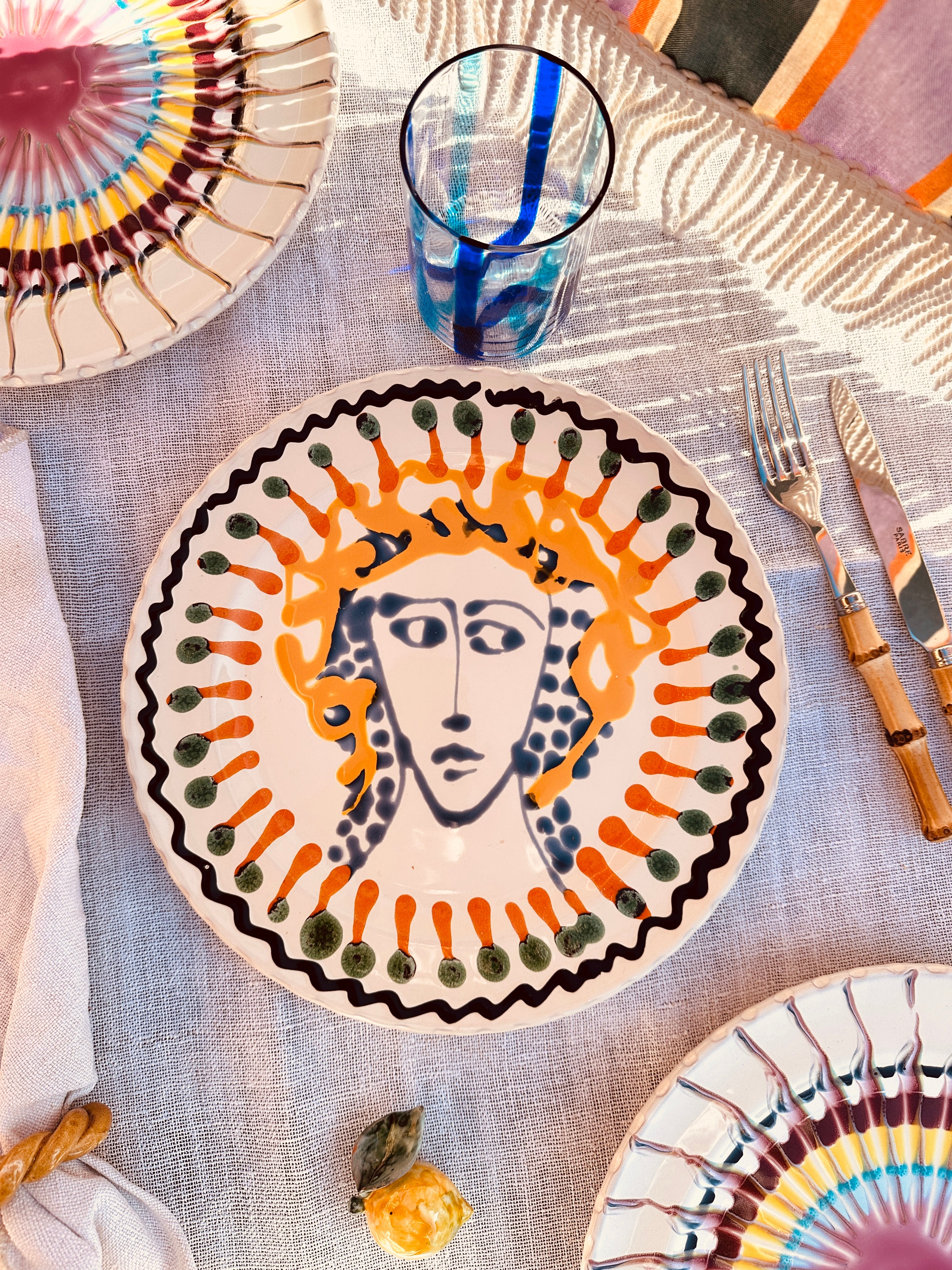 wonderful Viso Speiseteller - 27 cm "A la prossima Mr Picasso"