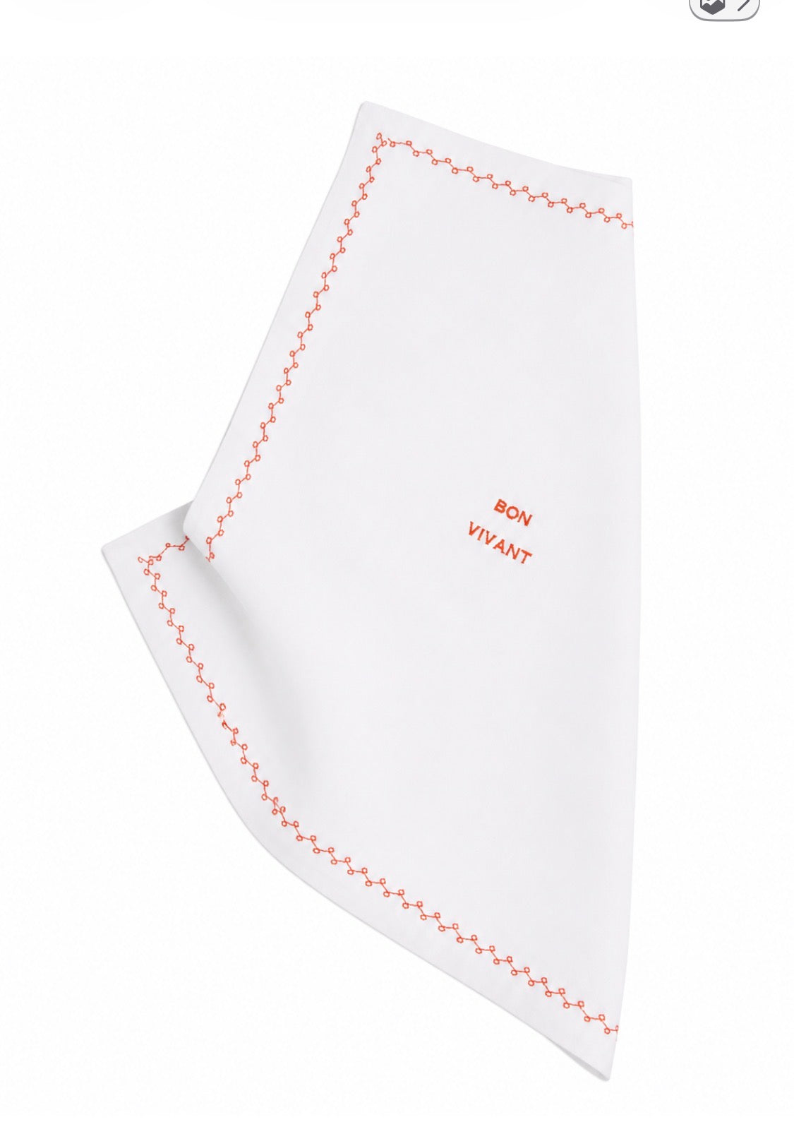 Handgefertigte Italienische Leinen Servietten 6er Set "La Dolce Vita Quotes Collection"