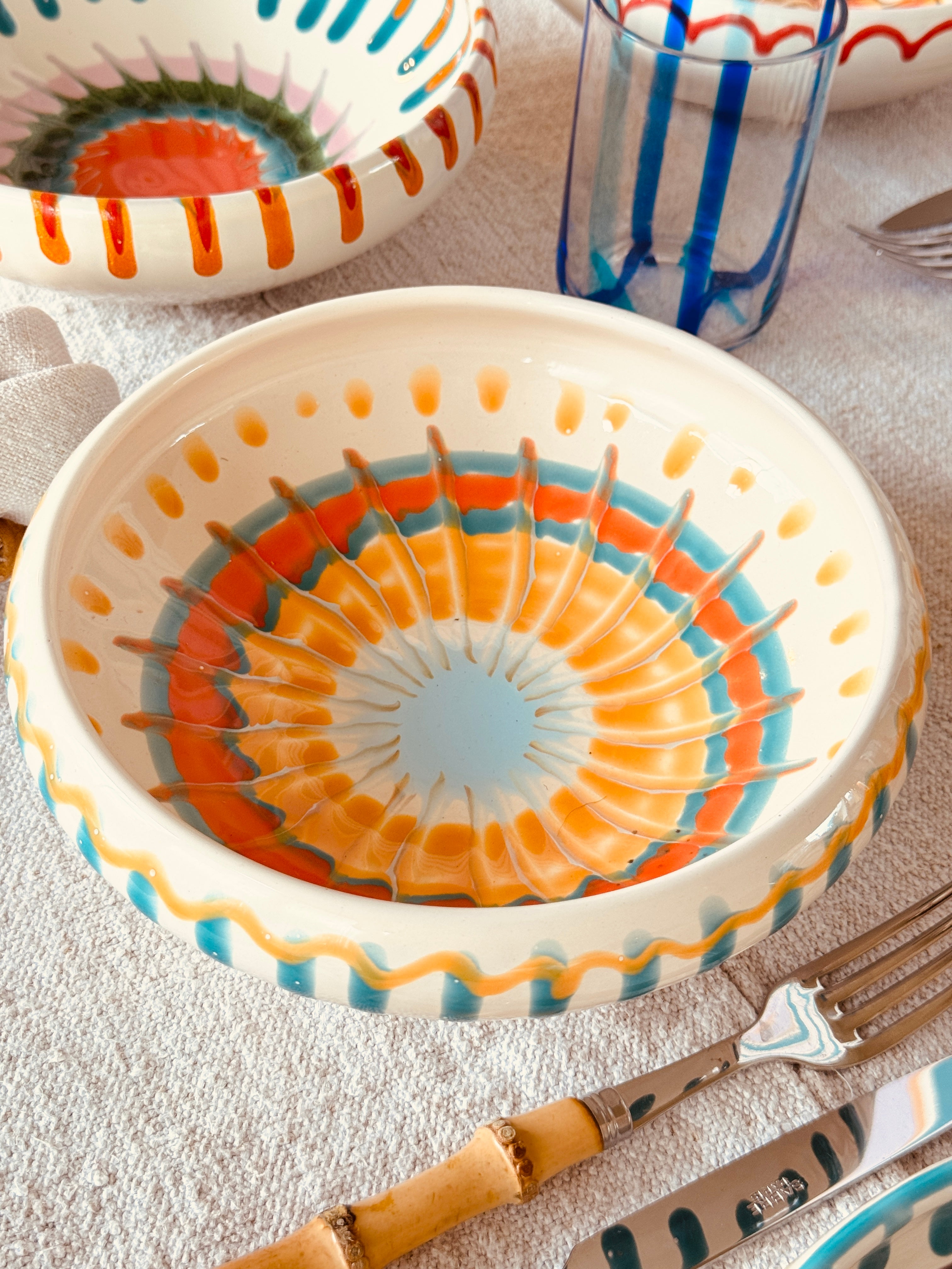 Schale Bordo Tornito "Riviera Mix" 6er Set