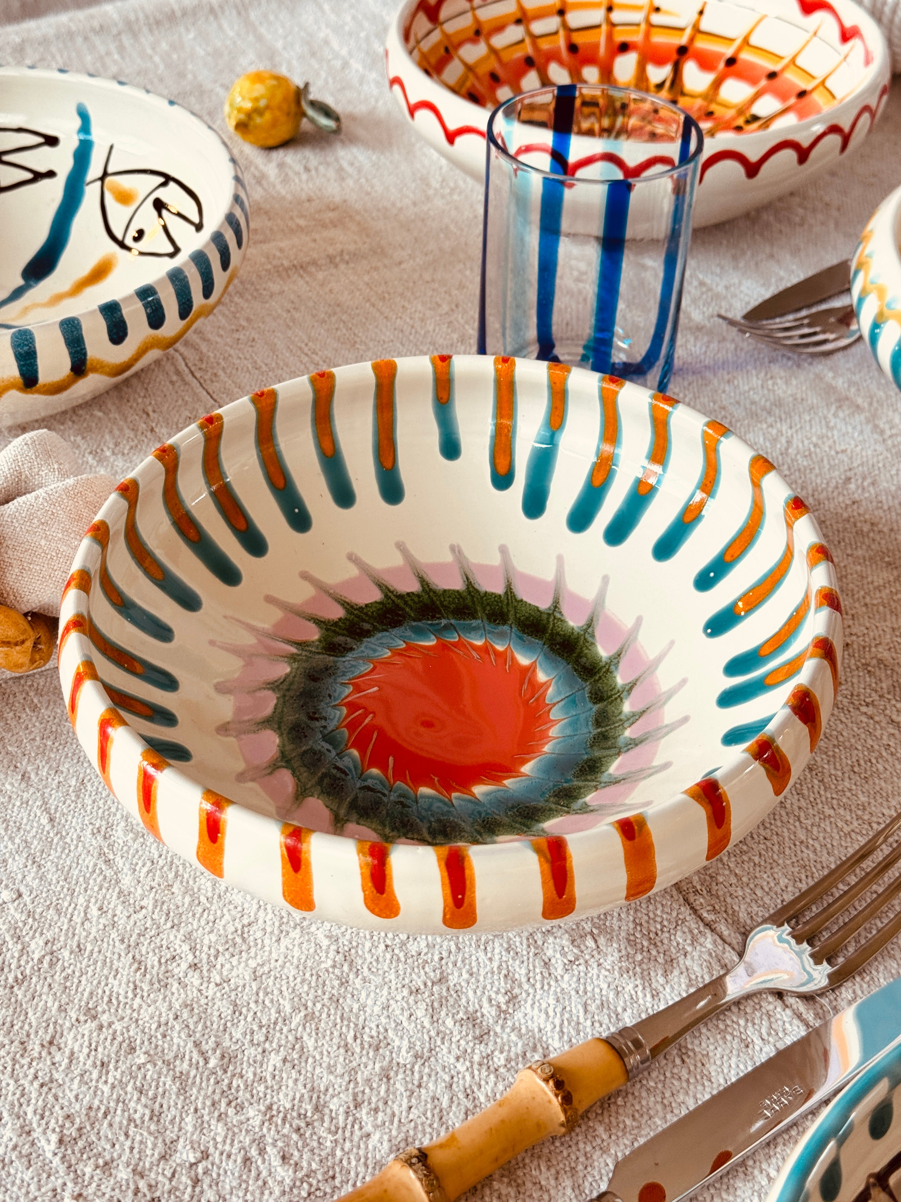 Schale Bordo Tornito "Riviera Mix" 6er Set