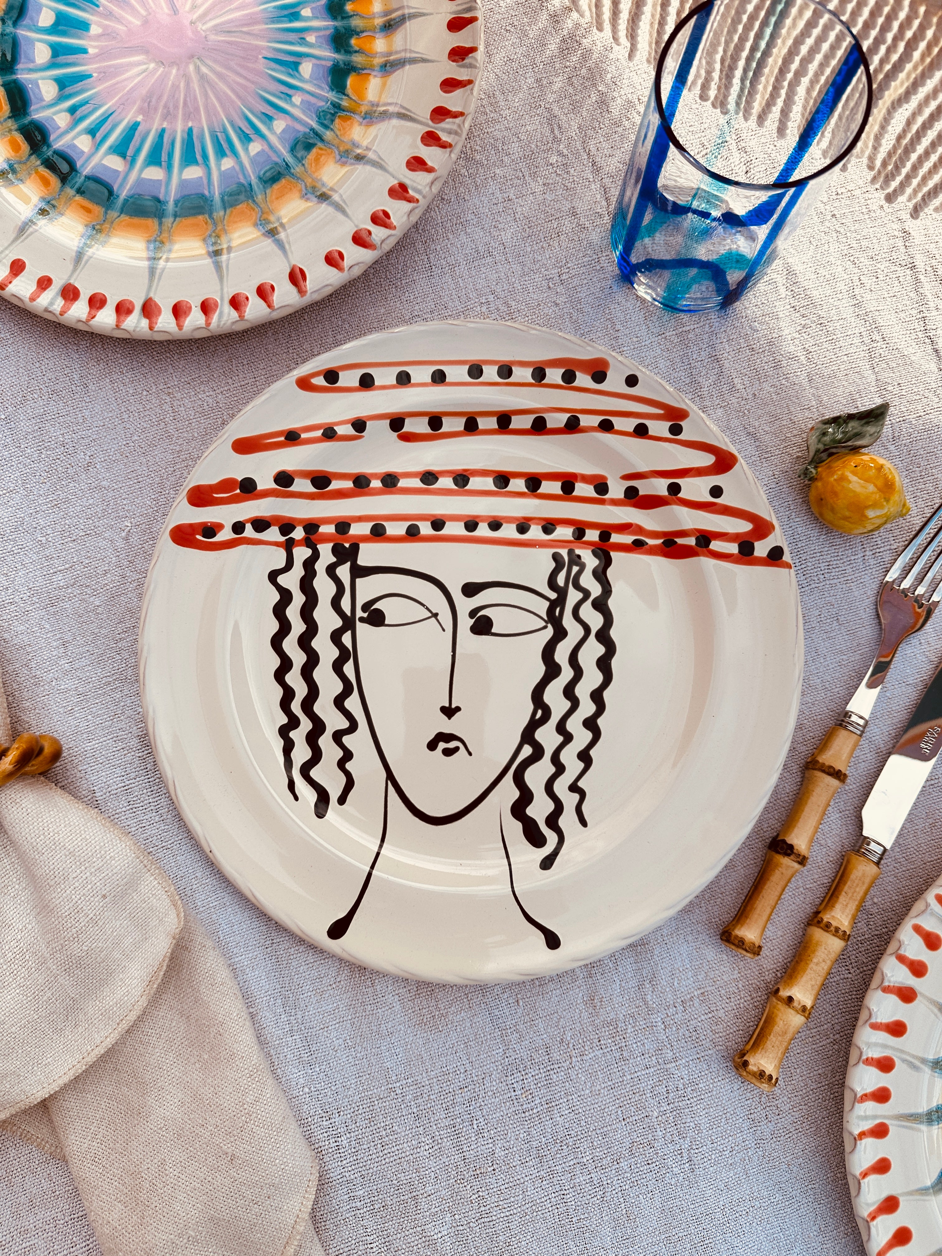 Viso Speiseteller "Ciao Madame Picasso" - 27 cm