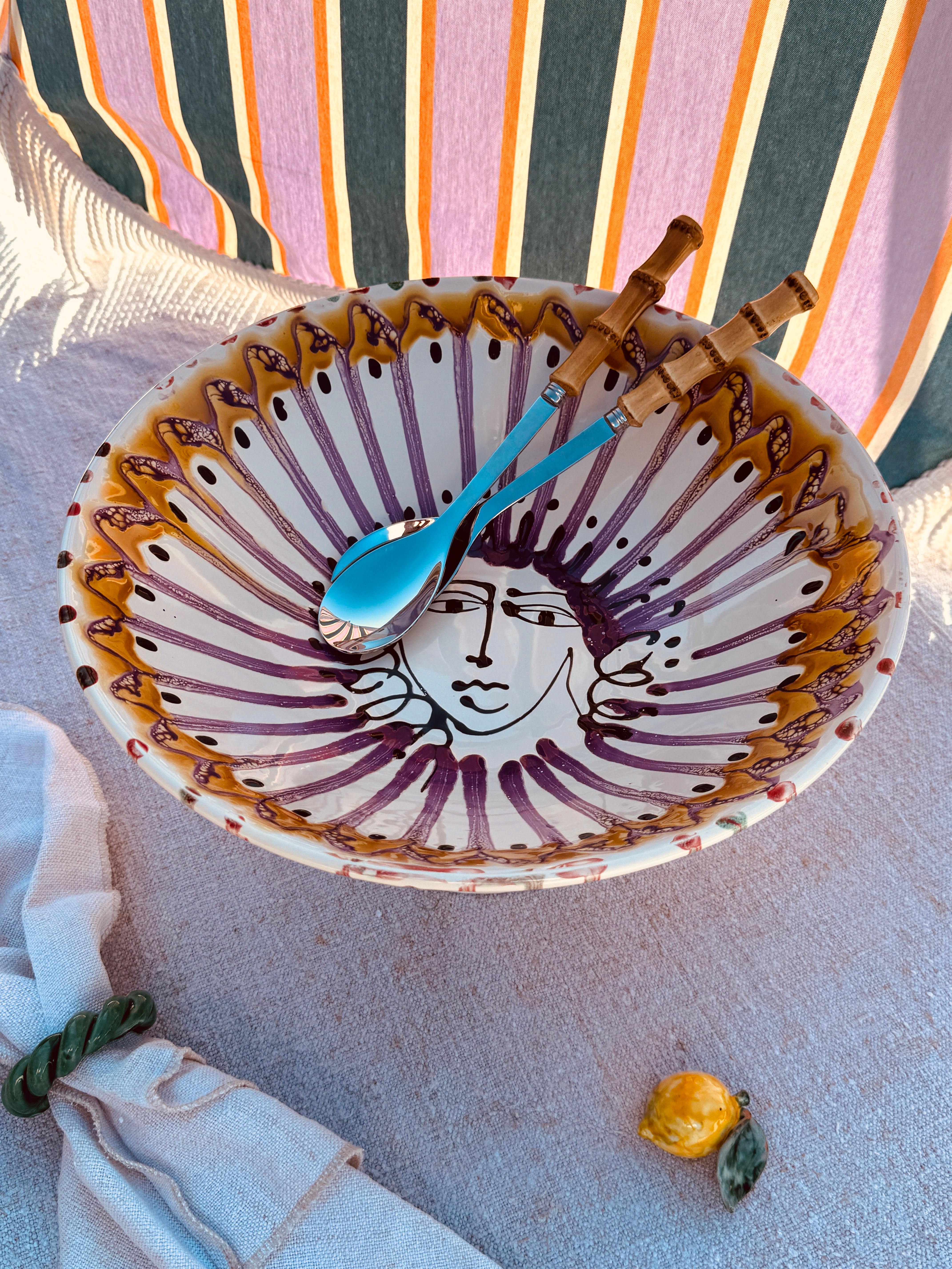 Einzelstück – Psychodelic High Bowl „Konic“, 35 cm