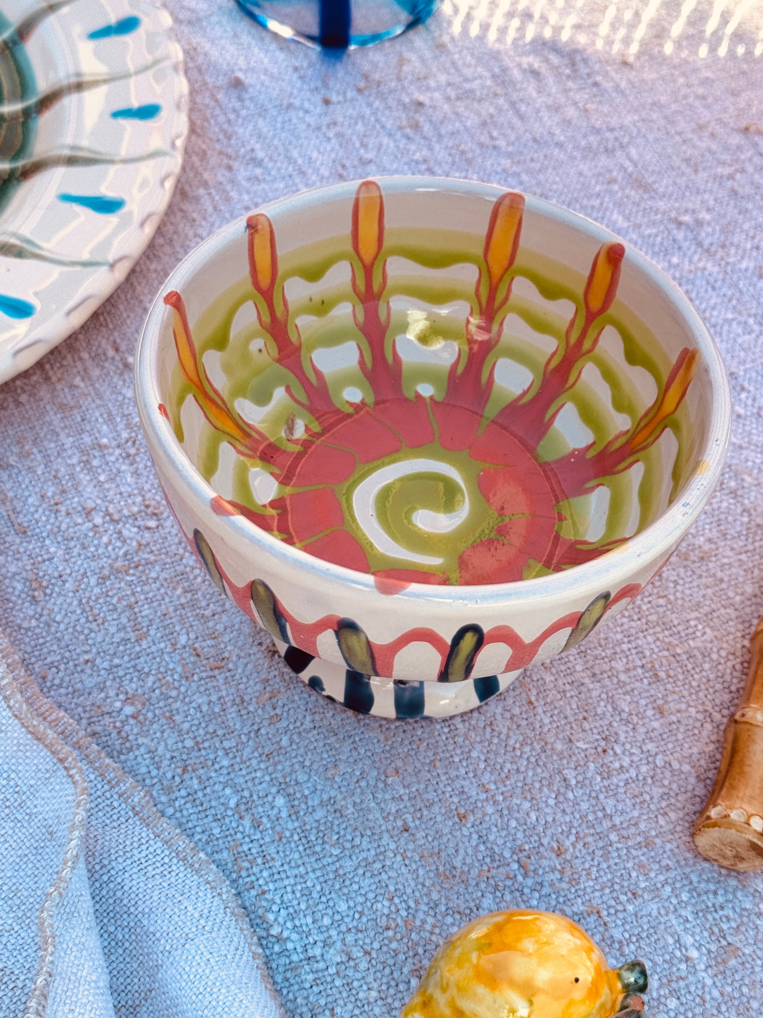 Psychodelic Dessert High Bowl "I love Gelato fatto a mano ! 12cm