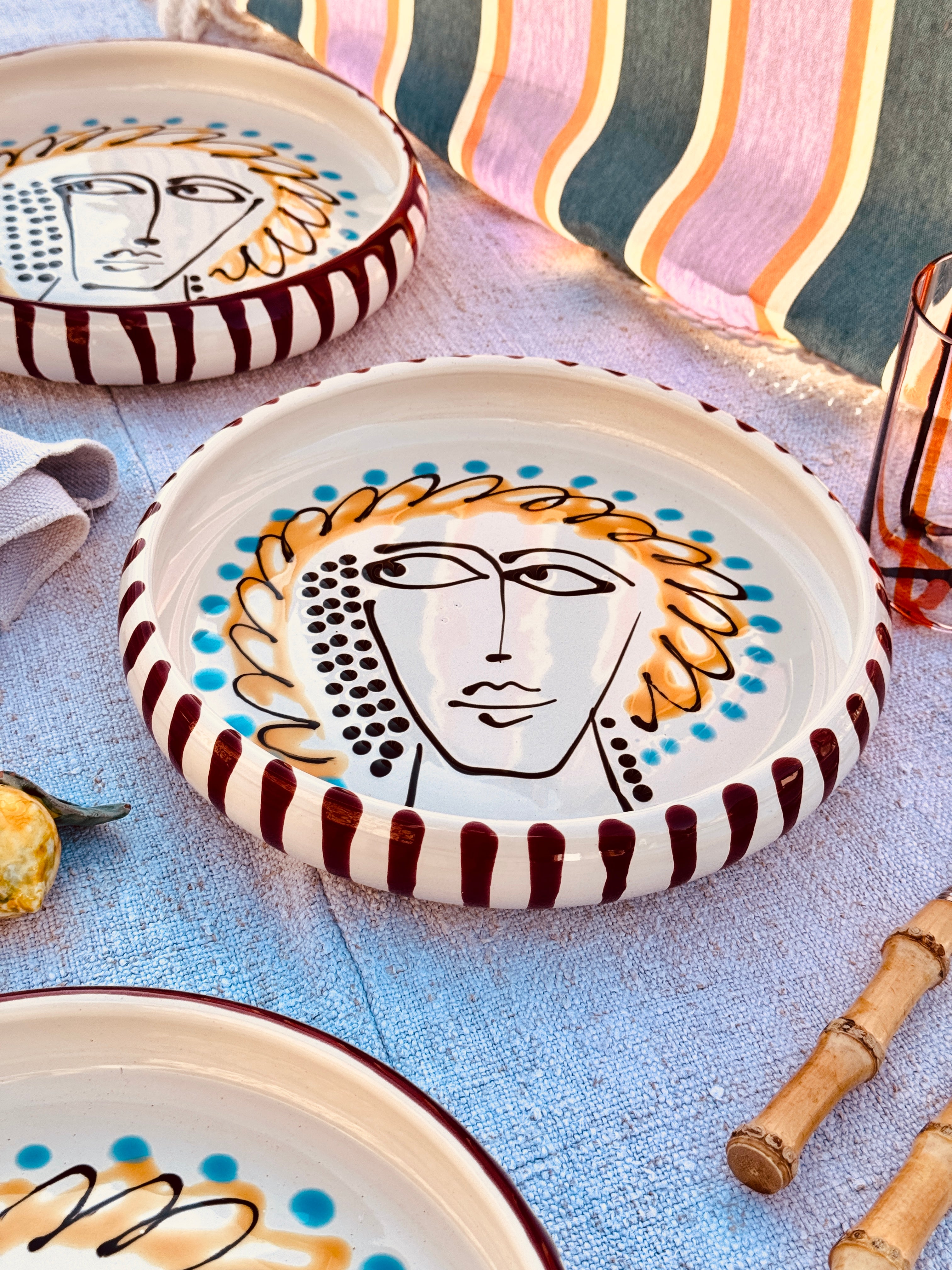 Psychodelic Frisbee Plate - 25cm "Lido Bella"