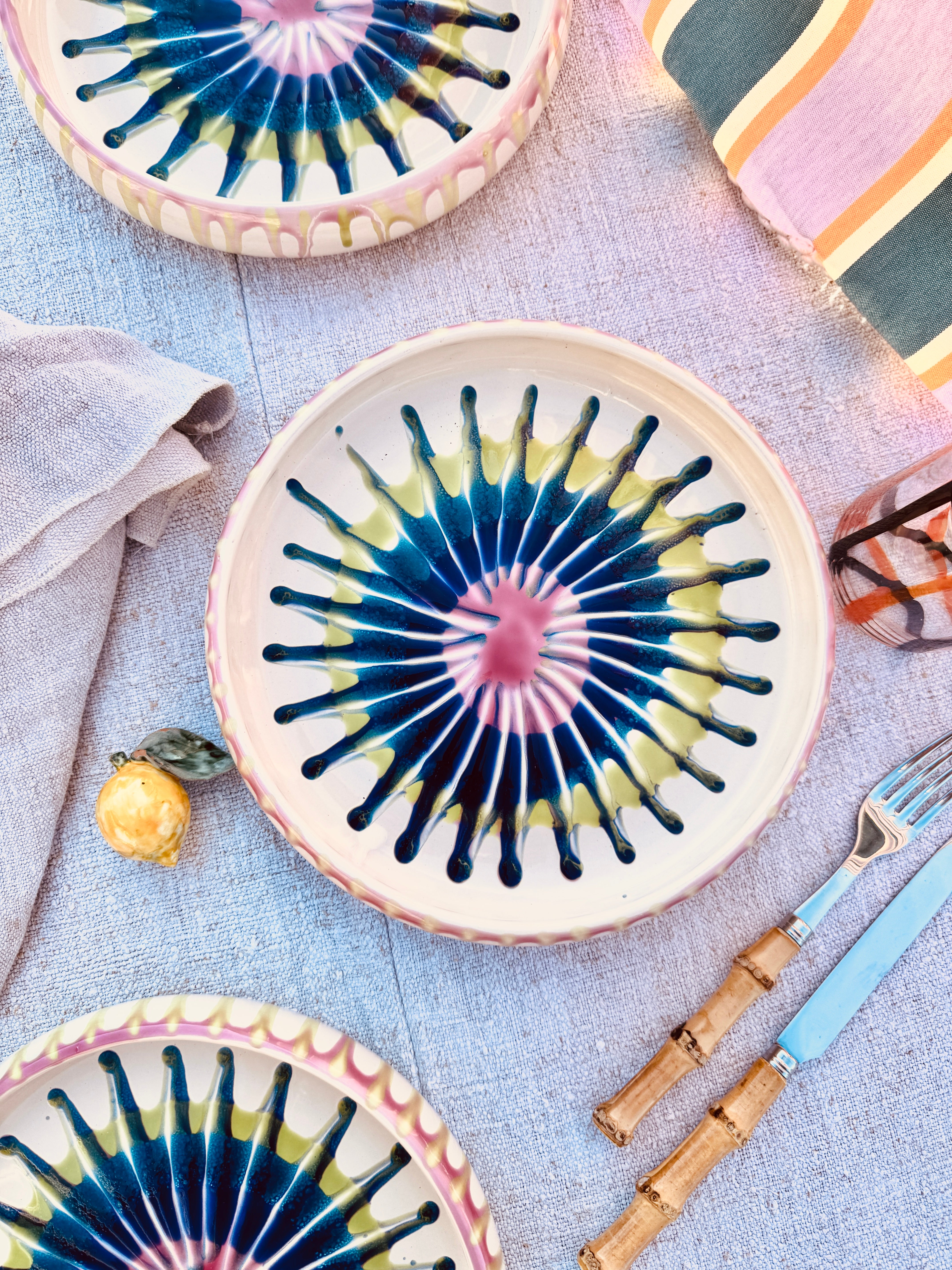 Psychodelic Frisbee Plate - 25cm "Lido Franca"