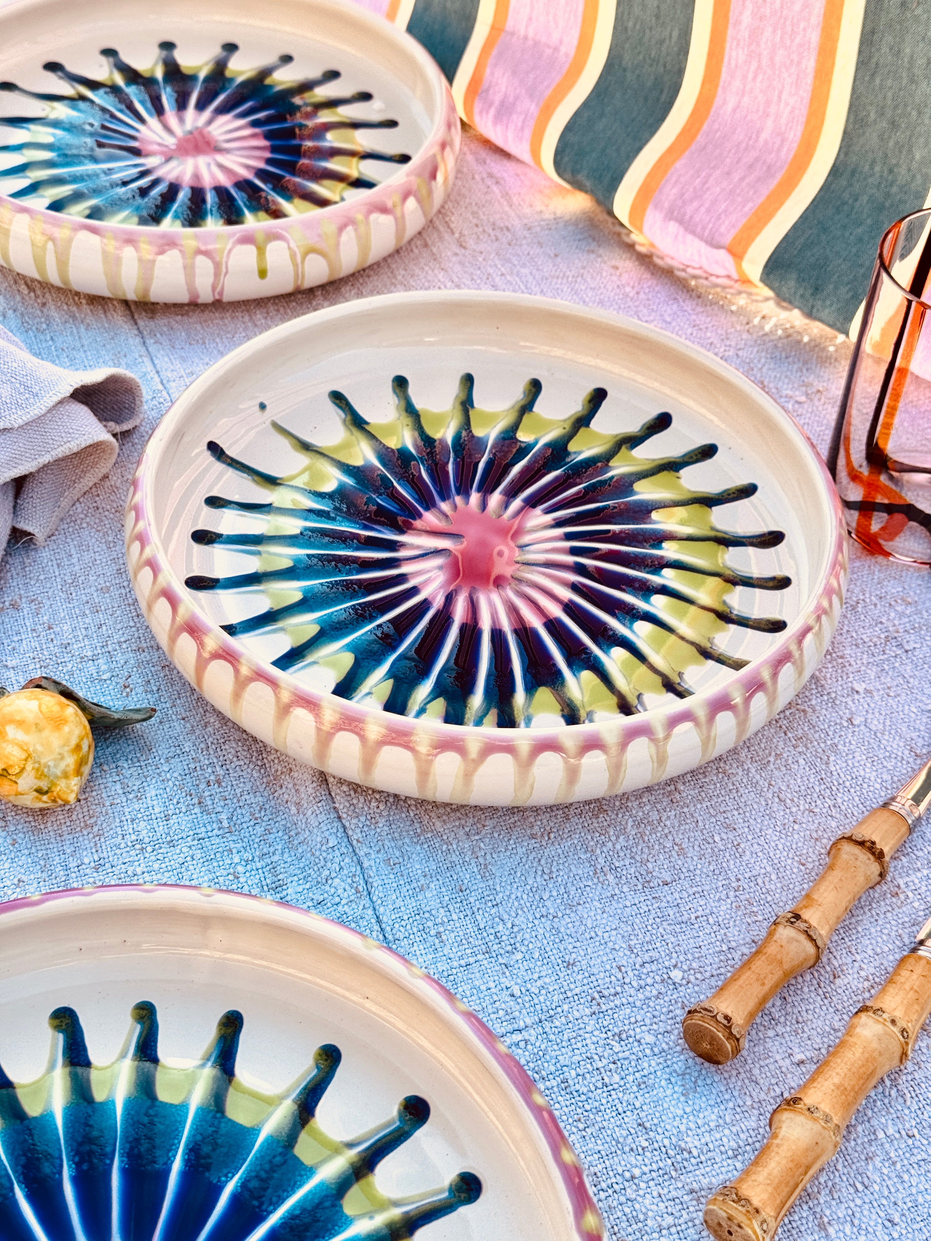 Psychodelic Frisbee Plate - 25cm "Lido Franca"